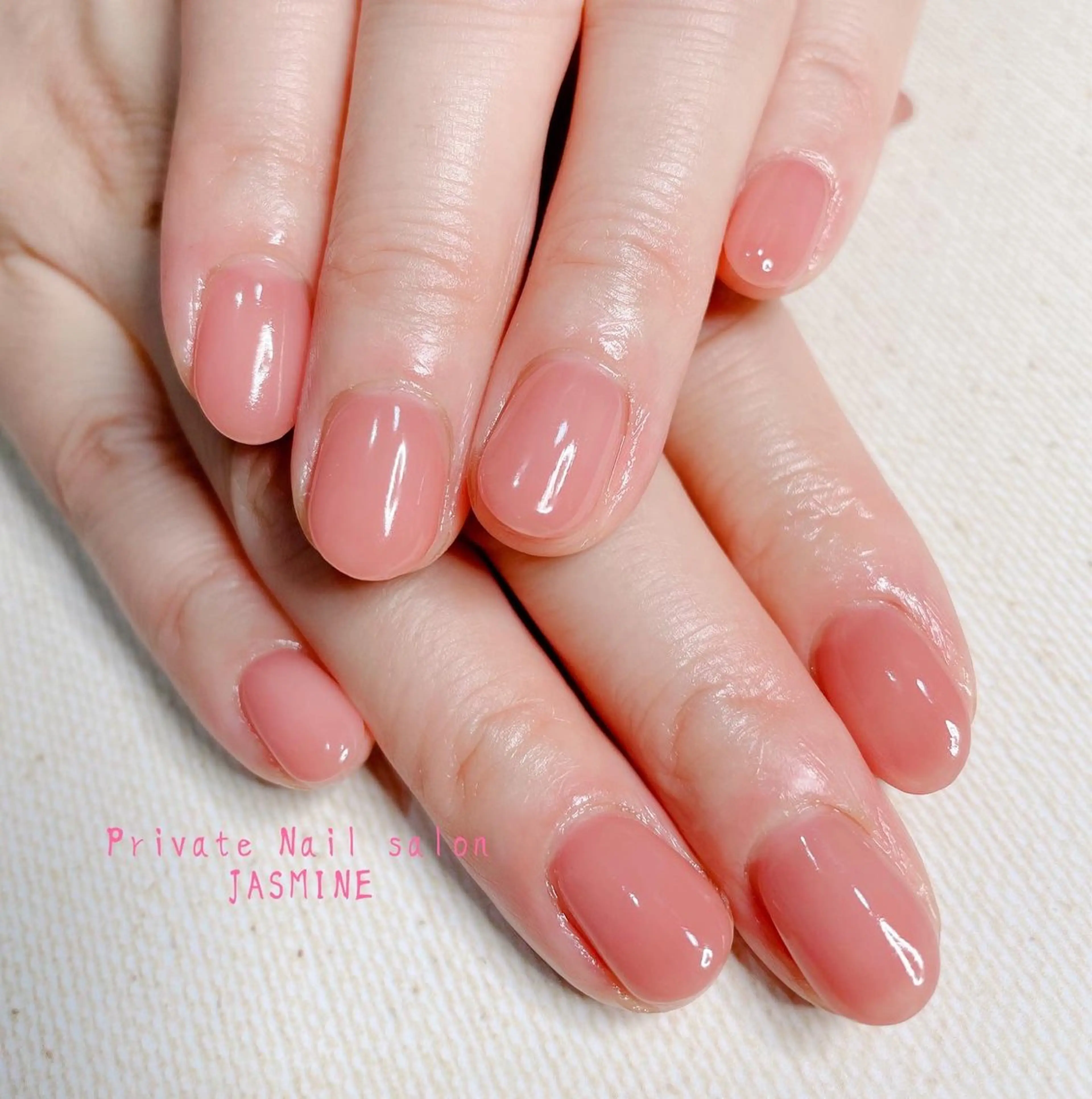 ネイル ワンカラーネイル シンプルネイル ハンドネイル Nail salon JASMINEのネイルデザイン