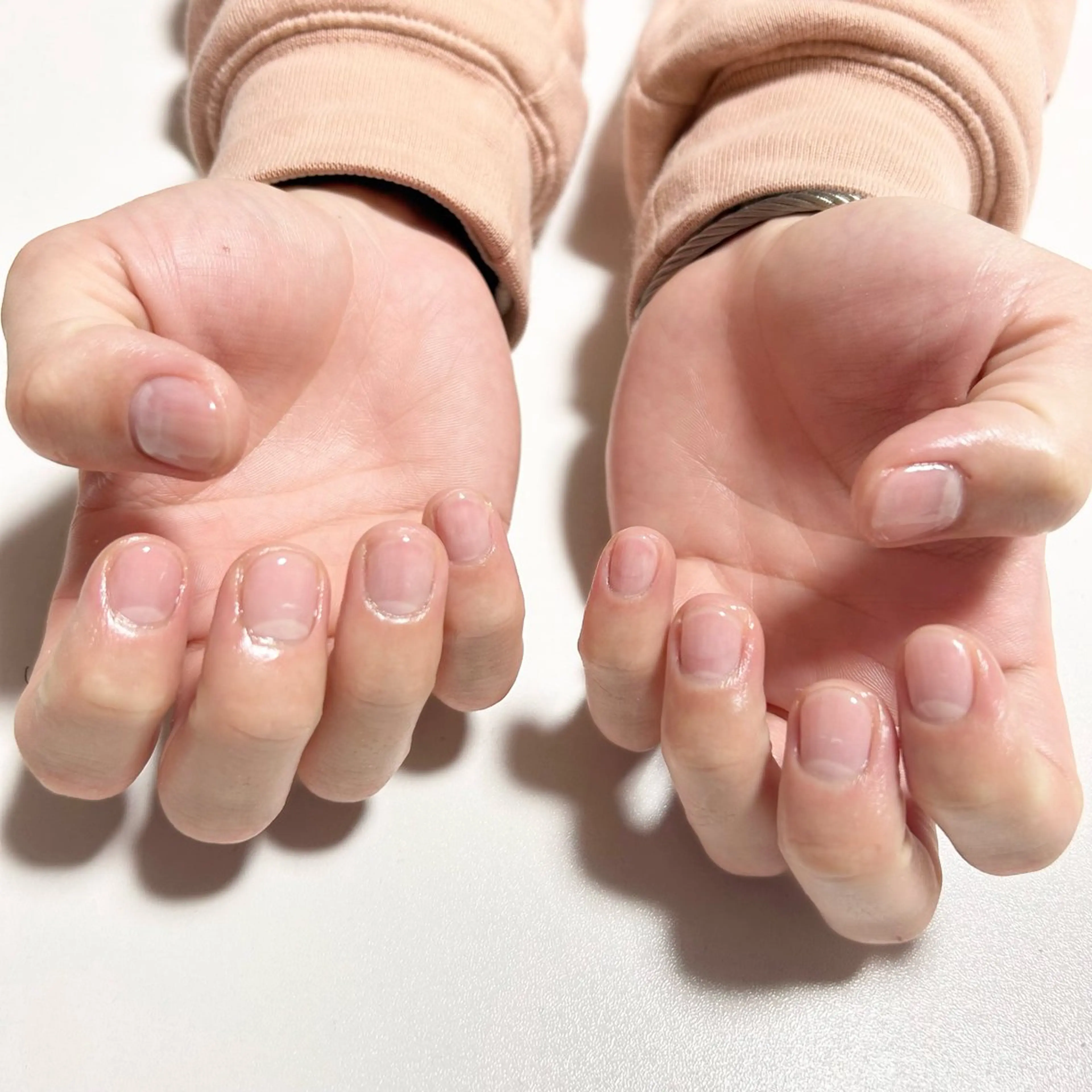 メンズ ネイル クリアネイル メンズネイル nail salon BONはるのネイルデザイン