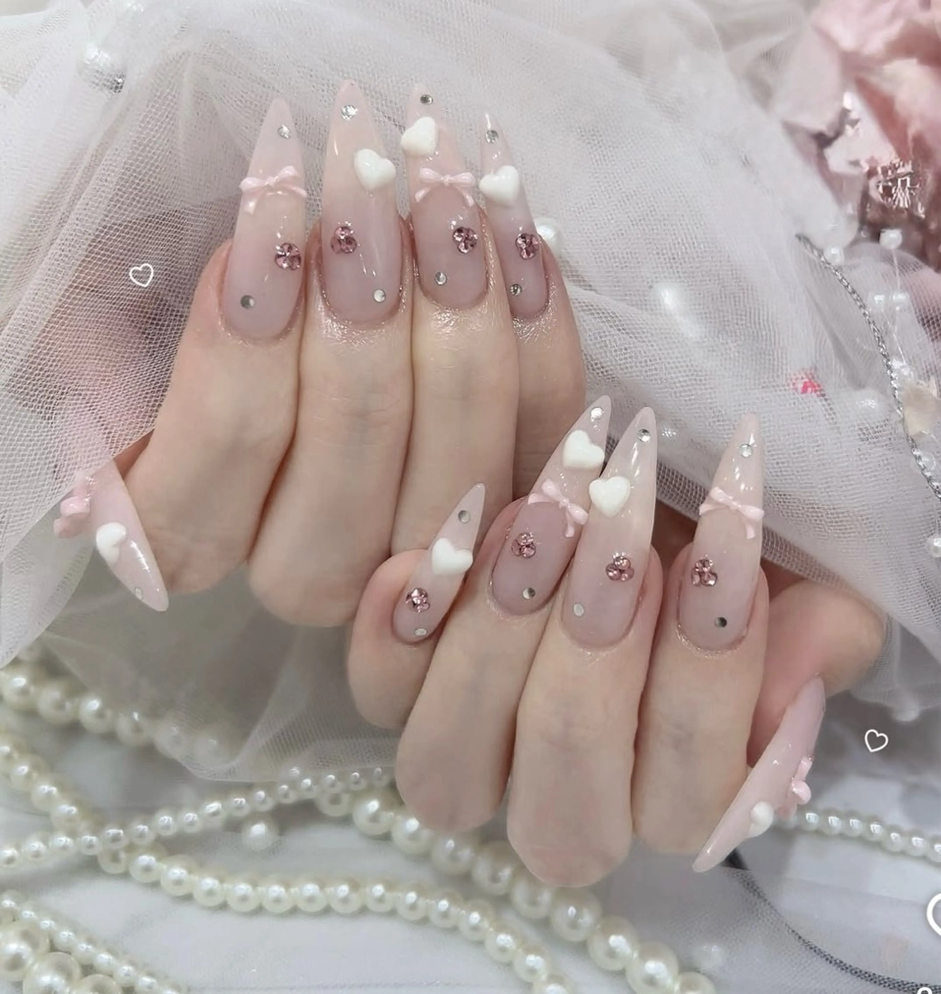 ネイル 韓国ネイル ニュアンスネイル シンプルネイル ワンホンネイル Nihonthy Nail 新宿所属・Nihonthy Nail 新宿のネイルデザイン