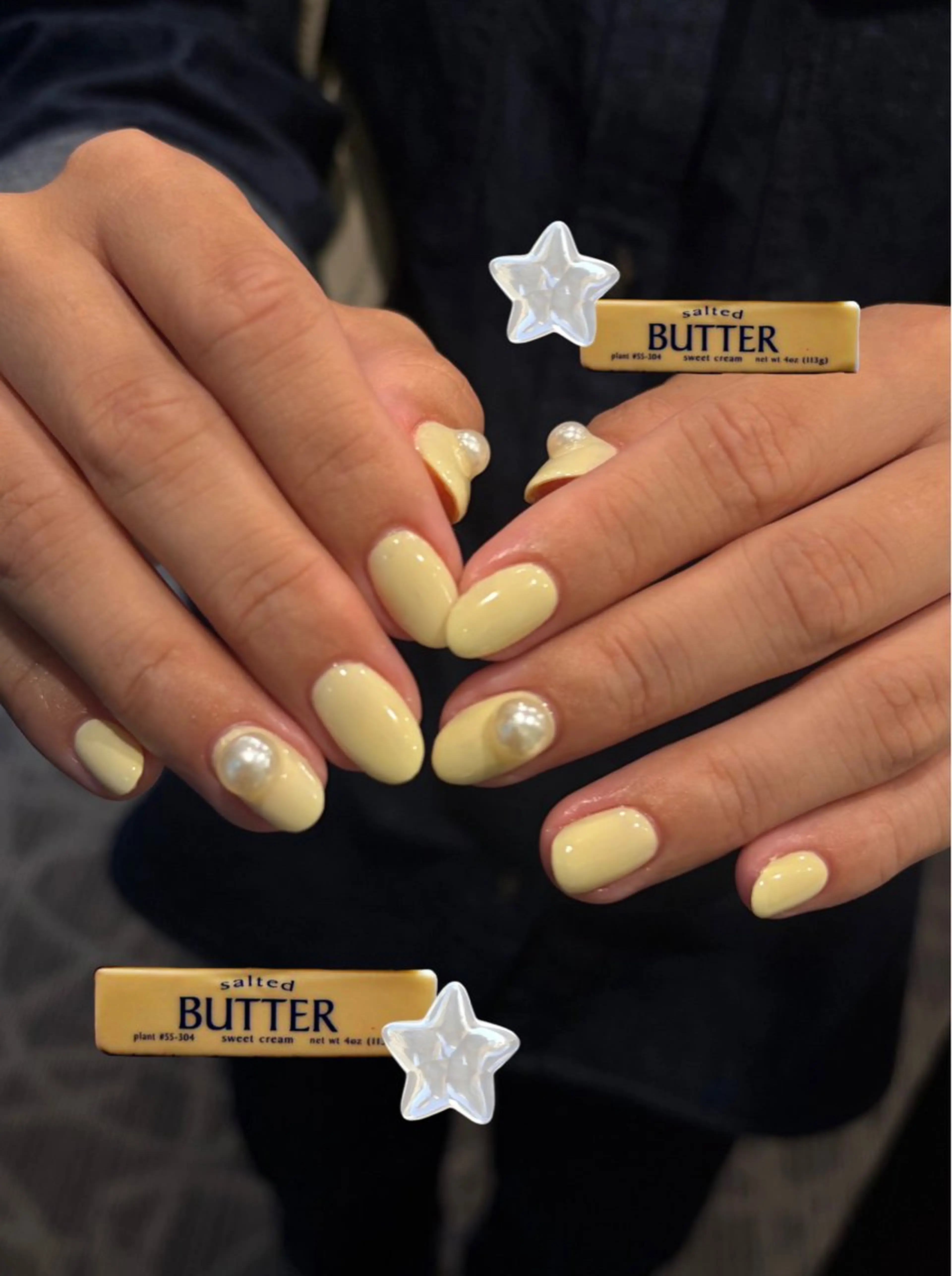 ネイル 長さ出し シンプルネイル ハンドネイル Nobady_ Ayaneのネイルデザイン