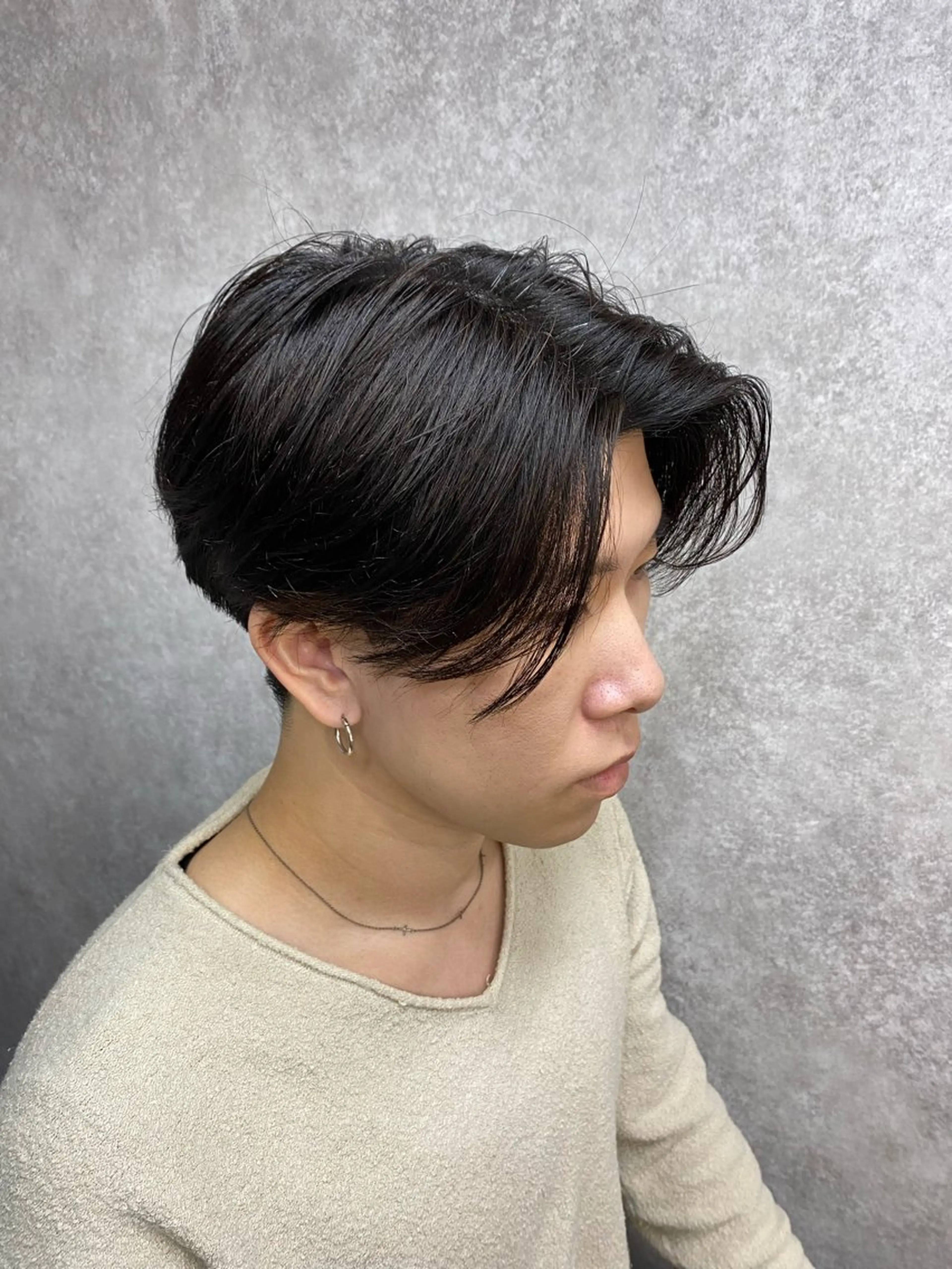 メンズ センターパート 【メンズ専門】中本 翔大のヘアスタイル