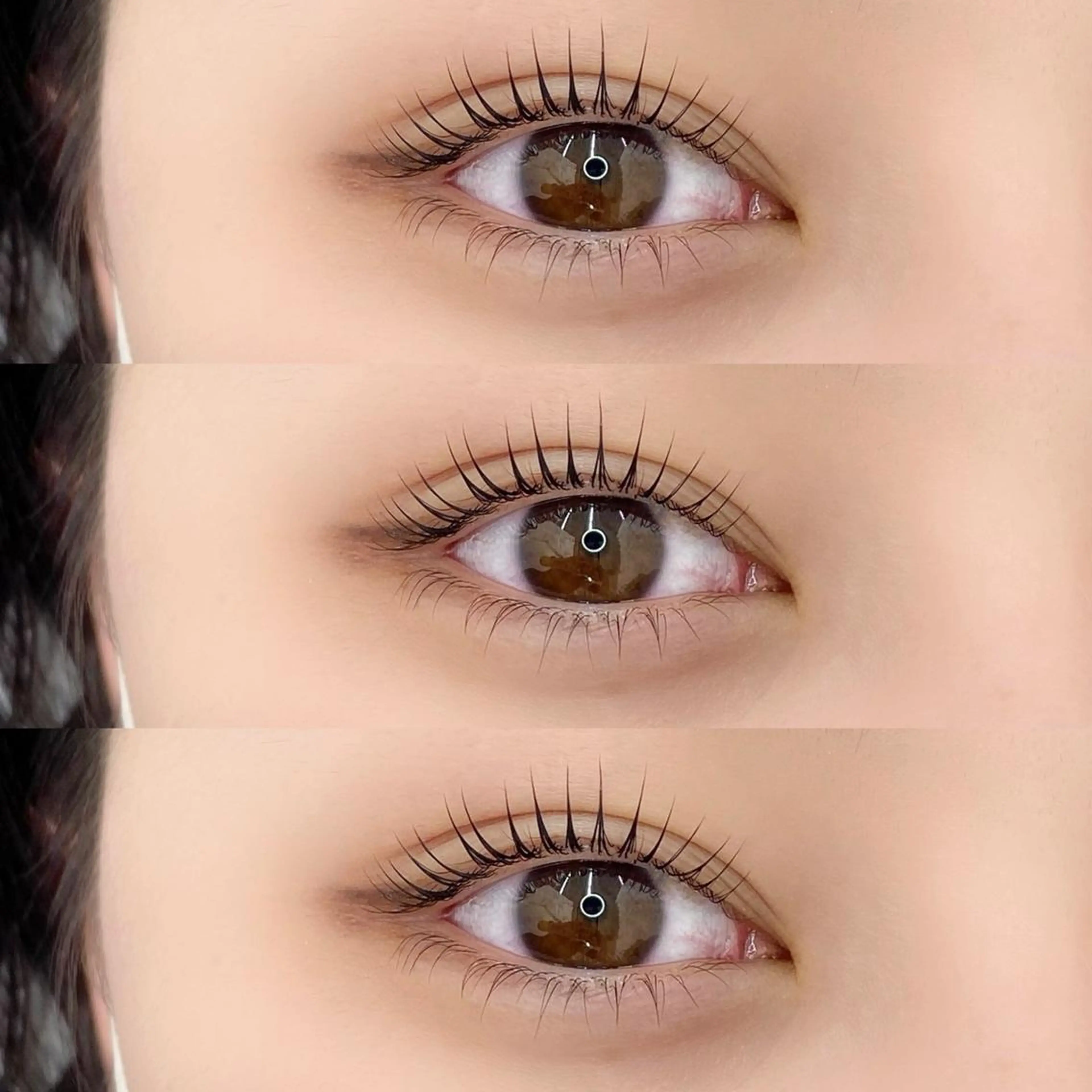 マツエク・マツパ パリジェンヌラッシュリフト 一重×まつ毛パーマ Refine Sayakaのマツエク・マツパデザイン