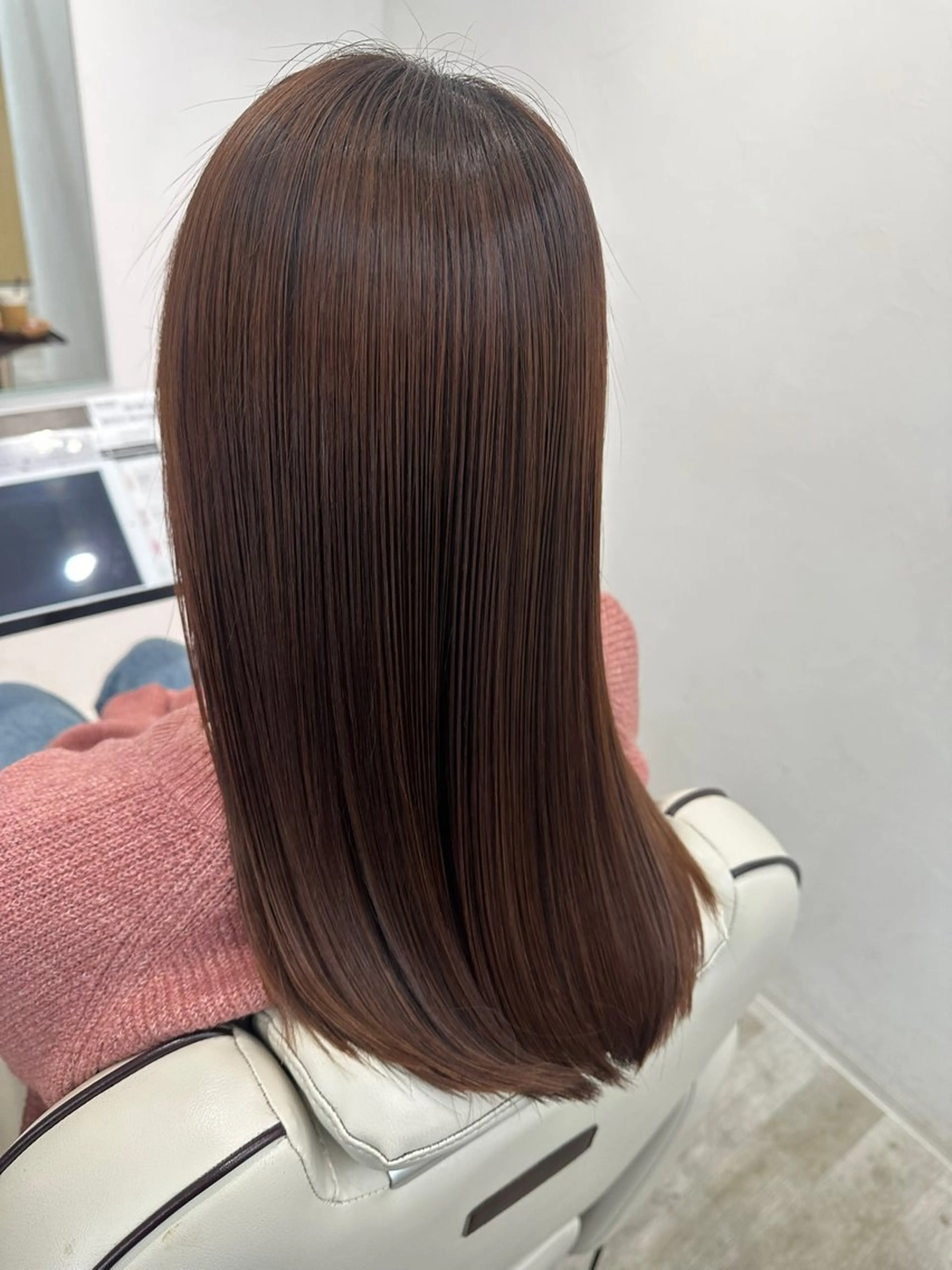 セミロング カット 縮毛矯正 トリートメント 佐藤 はるとのヘアスタイル