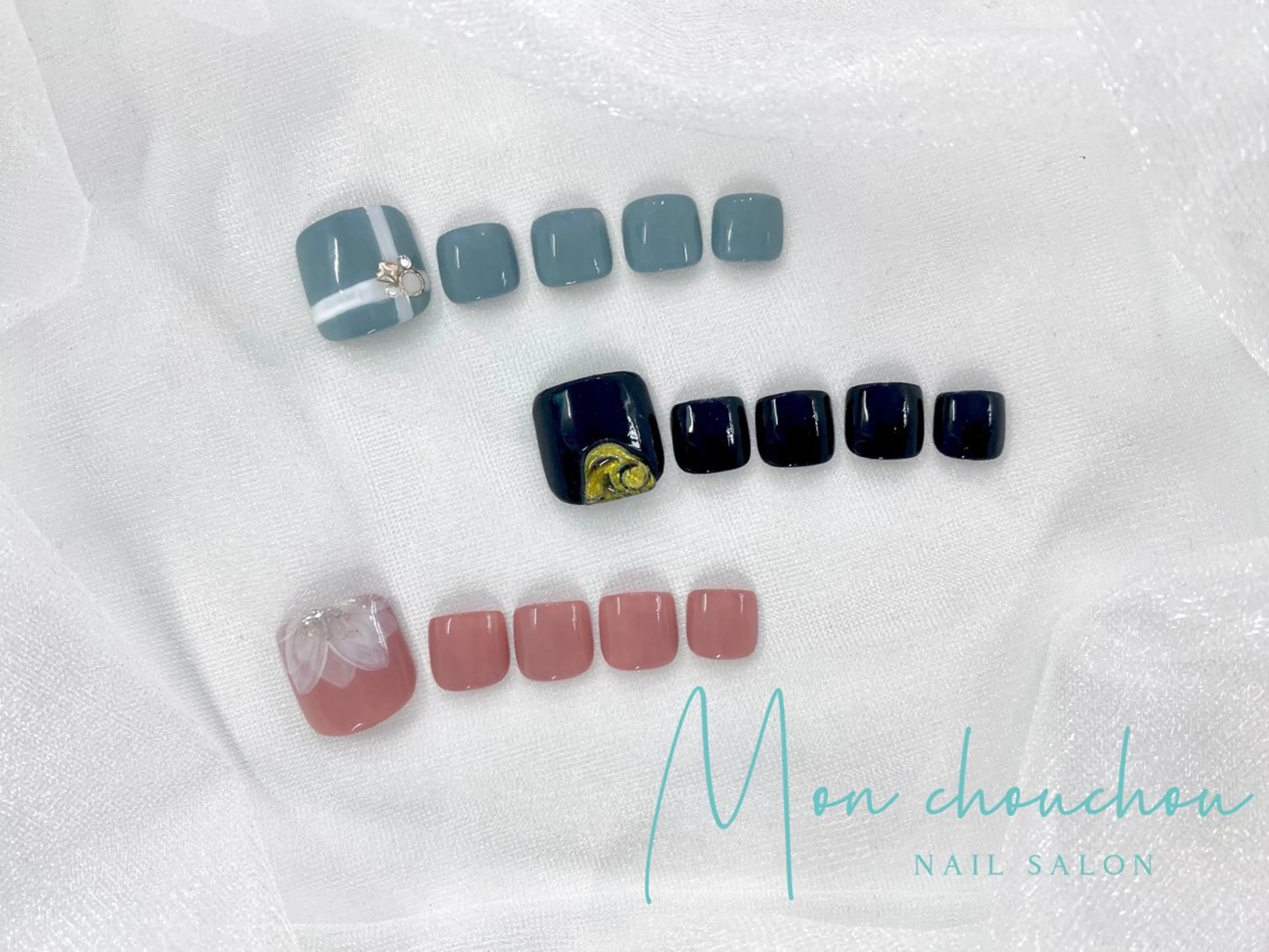 ネイル フットネイル シンプルネイル 加藤 楓子のネイルデザイン