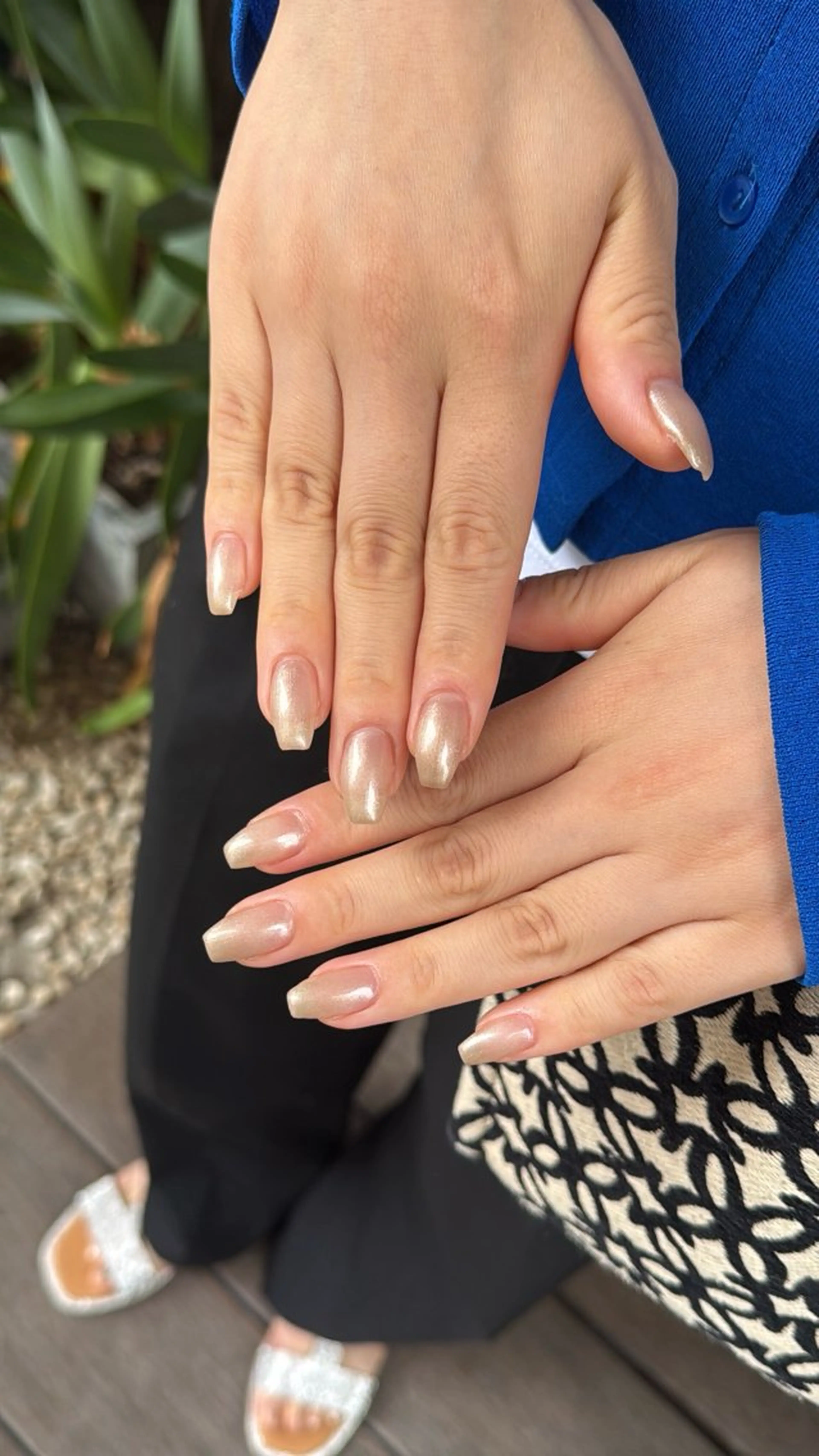 ネイル フラッシュネイル フラッシュマグ フットネイル フレンチネイル 韓国ネイル ハンドネイル SAKU nail 作島茜のネイルデザイン