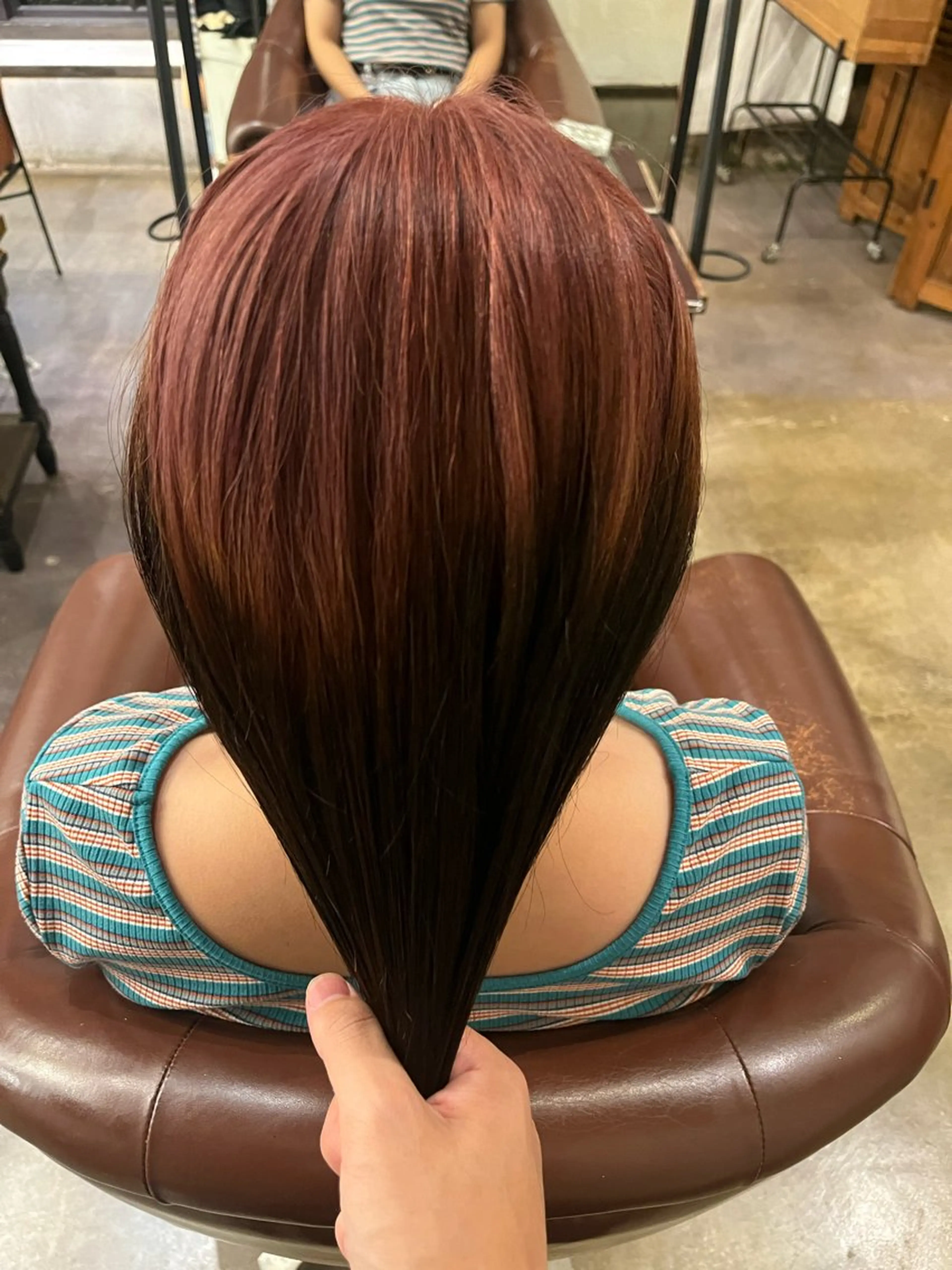 カラー 糸賀 蒼天のヘアスタイル
