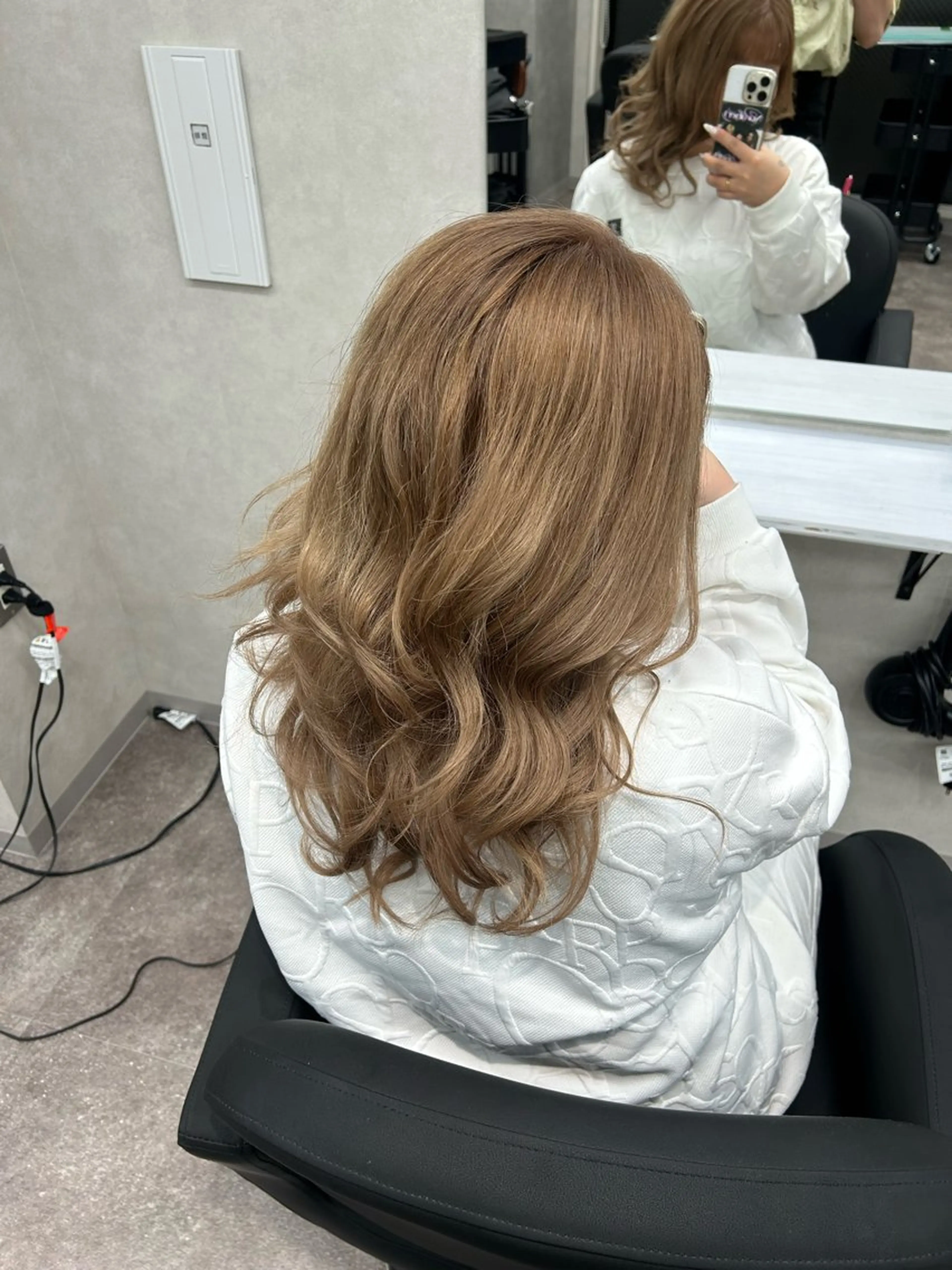 カラー ベージュカラー ブリーチ ヘアカラー トリートメント 筑紫野美容師 すずのヘアスタイル