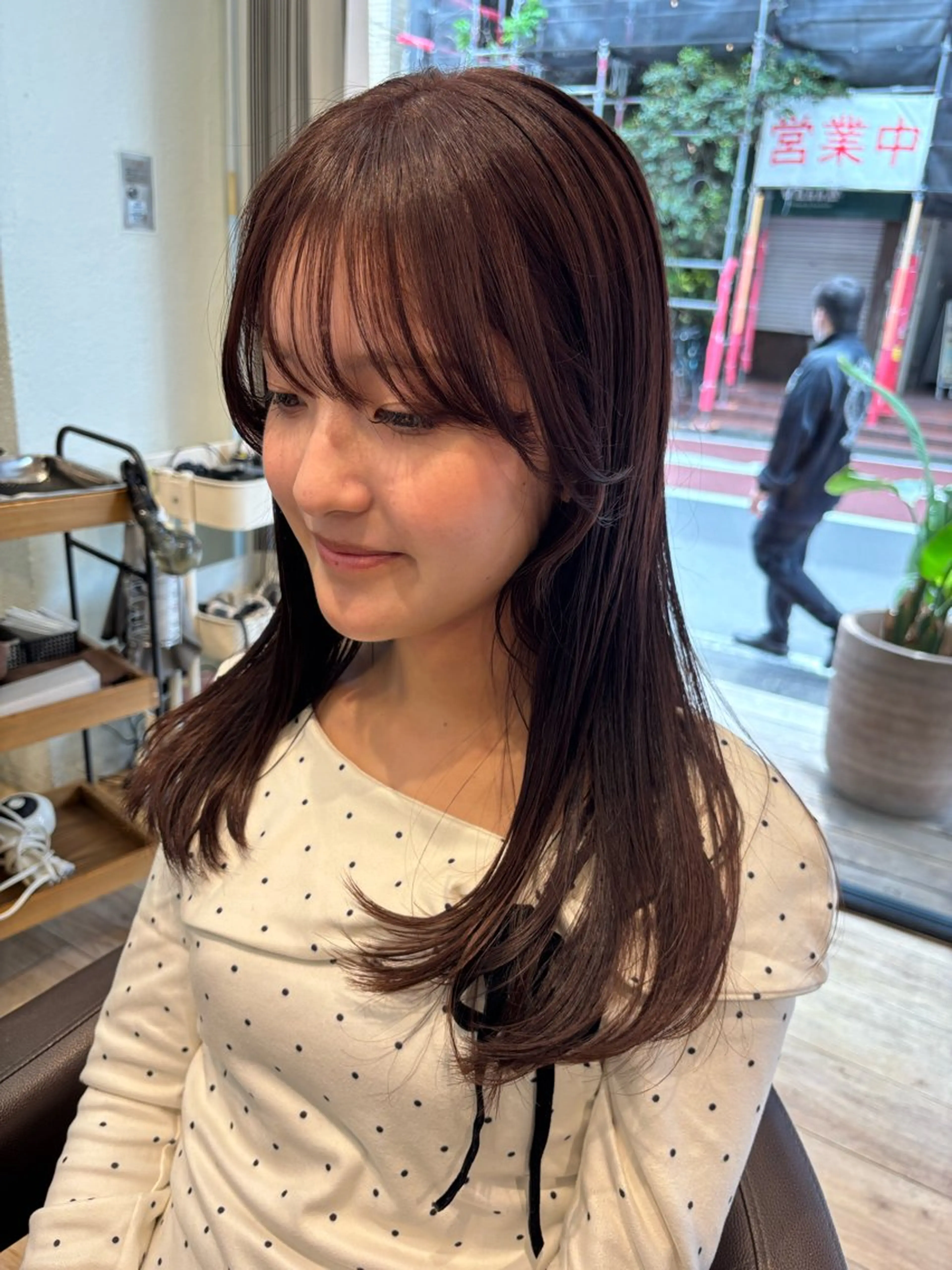 ロング ヘアカラー ゆうこ🍀髪質改善/ ストレート/艶カラーのヘアスタイル