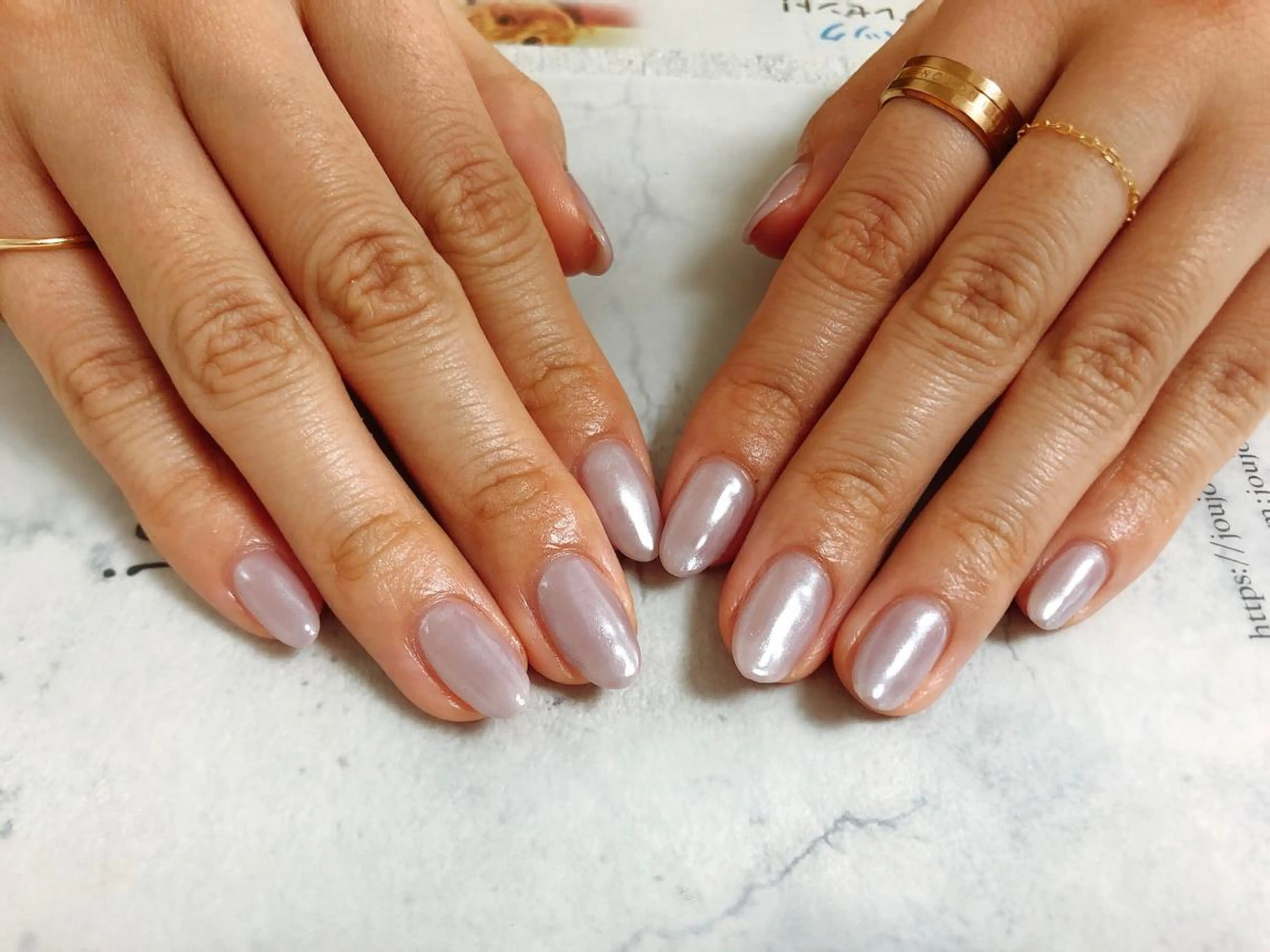 ネイル アートネイル オーロラネイル ワンカラーネイル 春ネイル kiki nail &brow二子玉川の眉毛・アイブロウイメージ