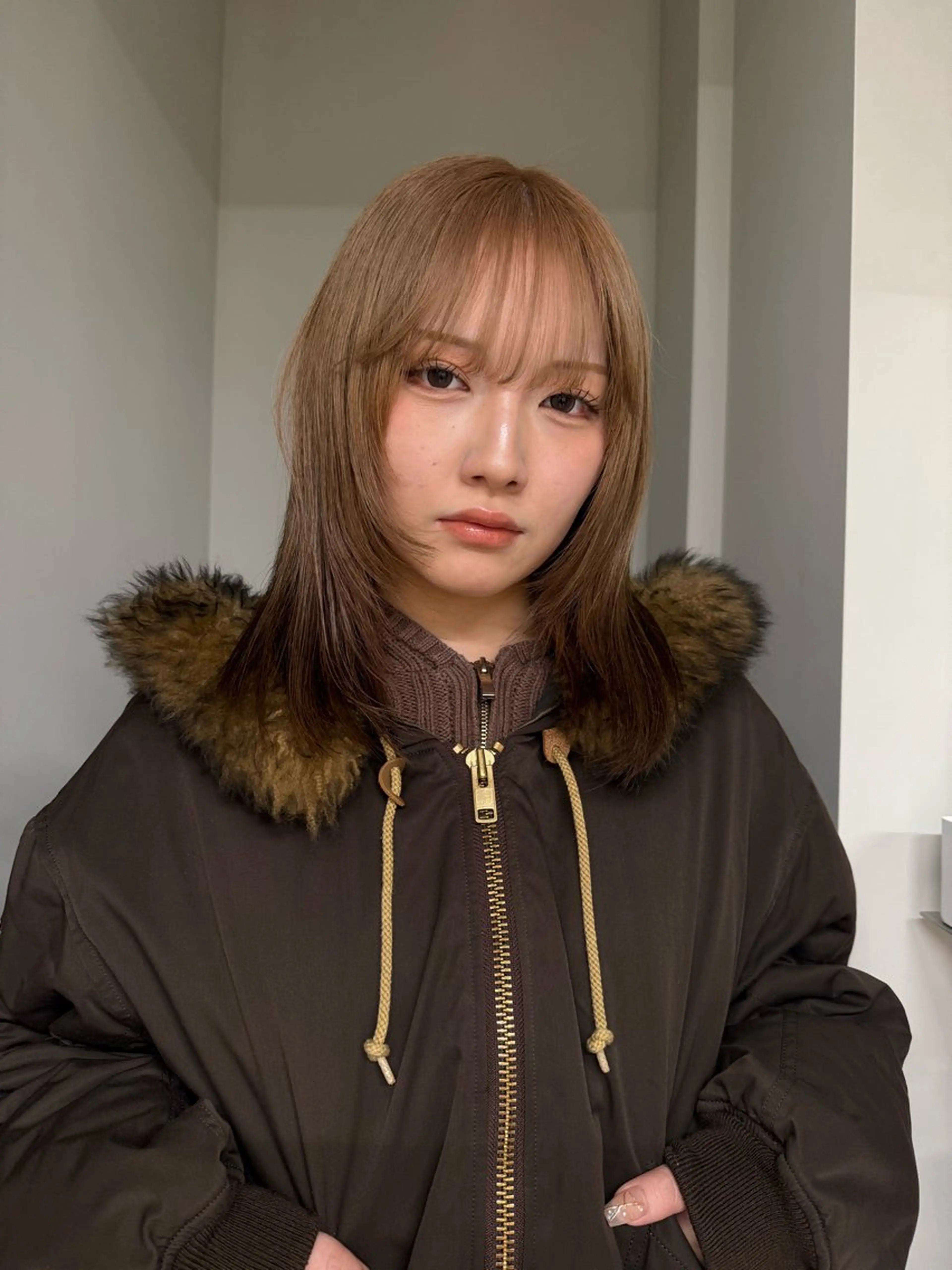 カラー 艶ブリーチ/表参道 ハイトーン /実乃梨のヘアスタイル