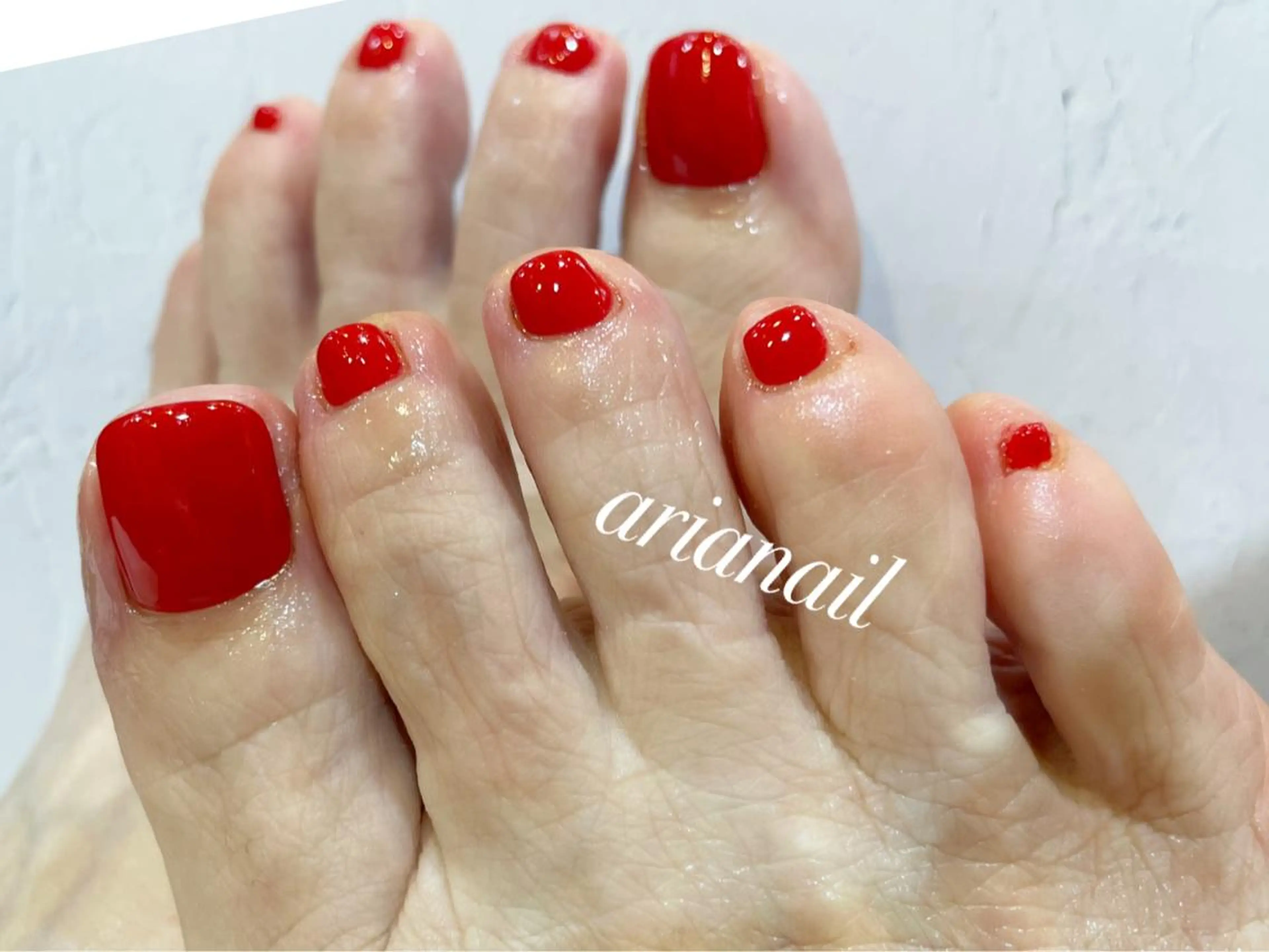 ネイル 赤色 sawasaki kotomiのネイルデザイン