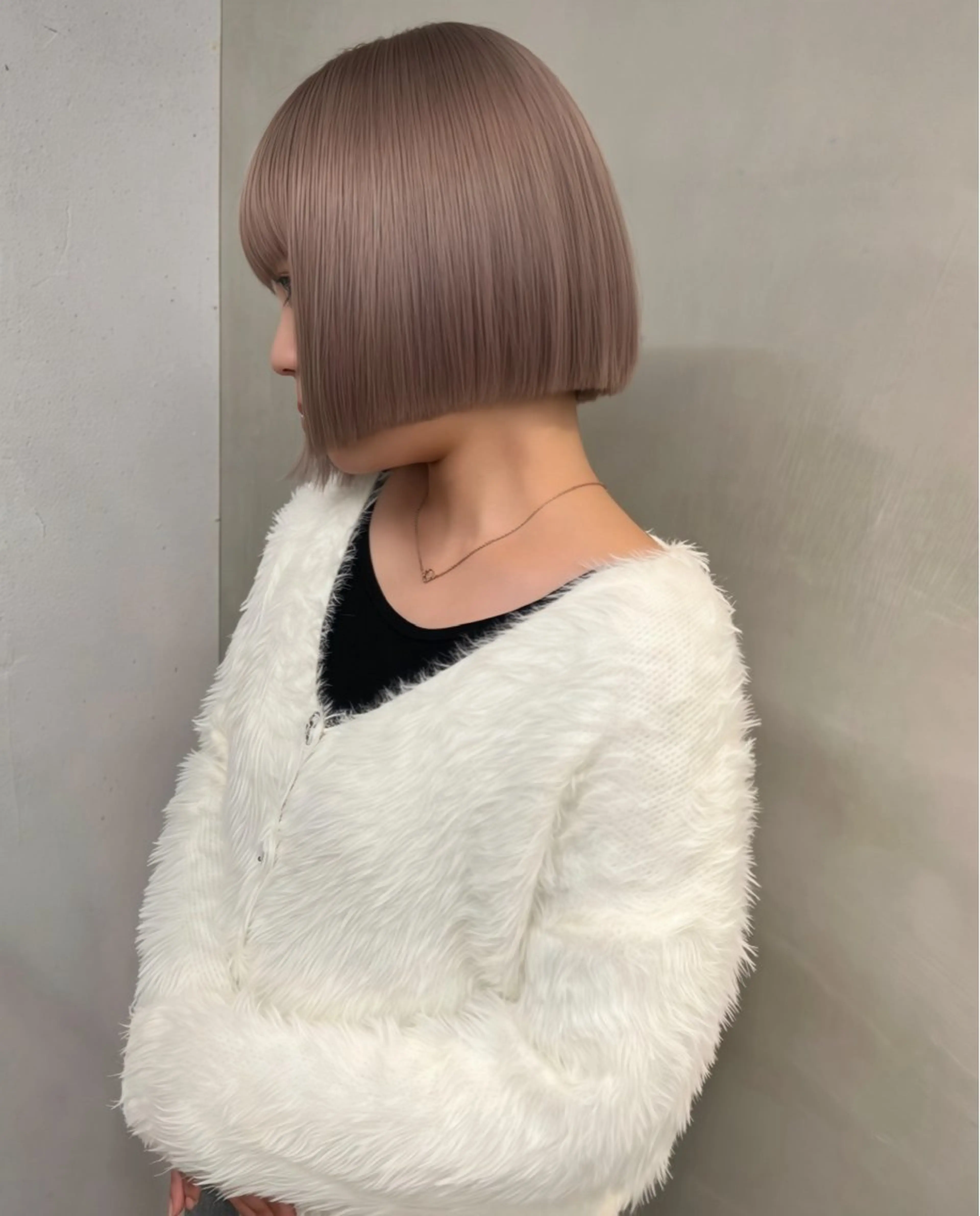 ショート カラー カット ヘアカラー トリートメント 韓国/レイヤー/ 透明感🩶ひかる🩶のヘアスタイル