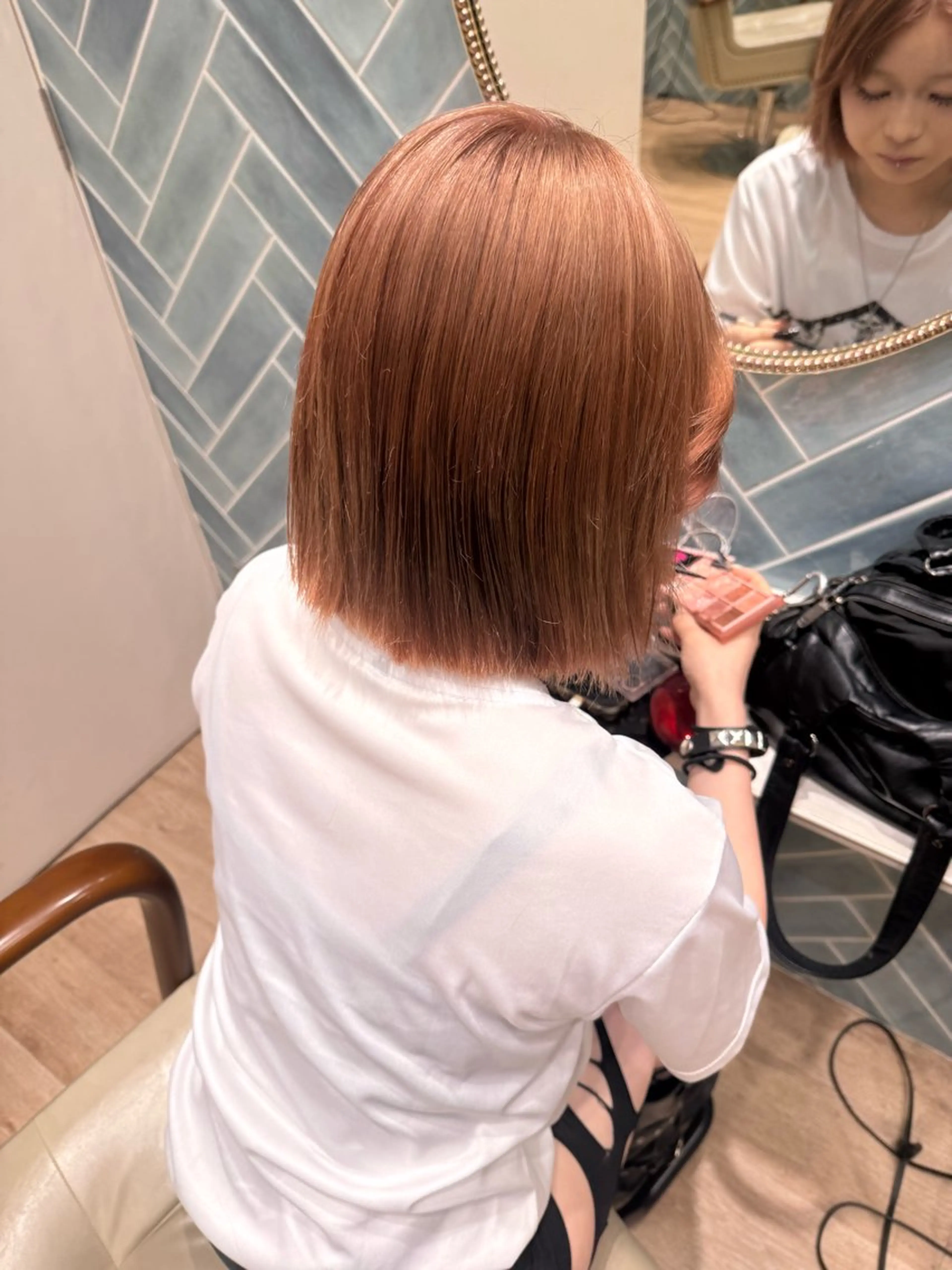 カラー ヘアカラー 石川 夢乃のヘアスタイル