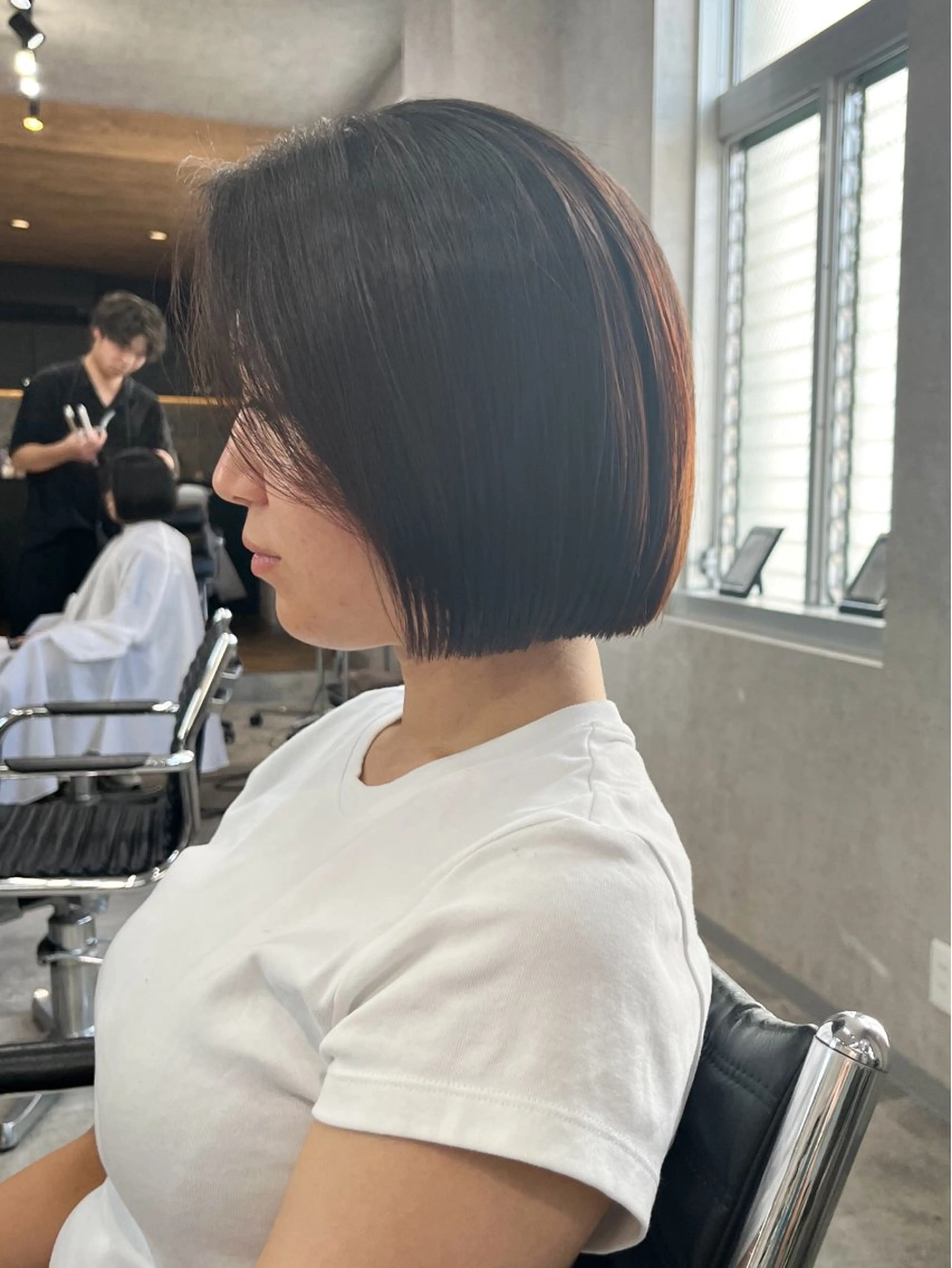 ショート カット 縮毛矯正 ボブ×縮毛矯正 ryotaのヘアスタイル