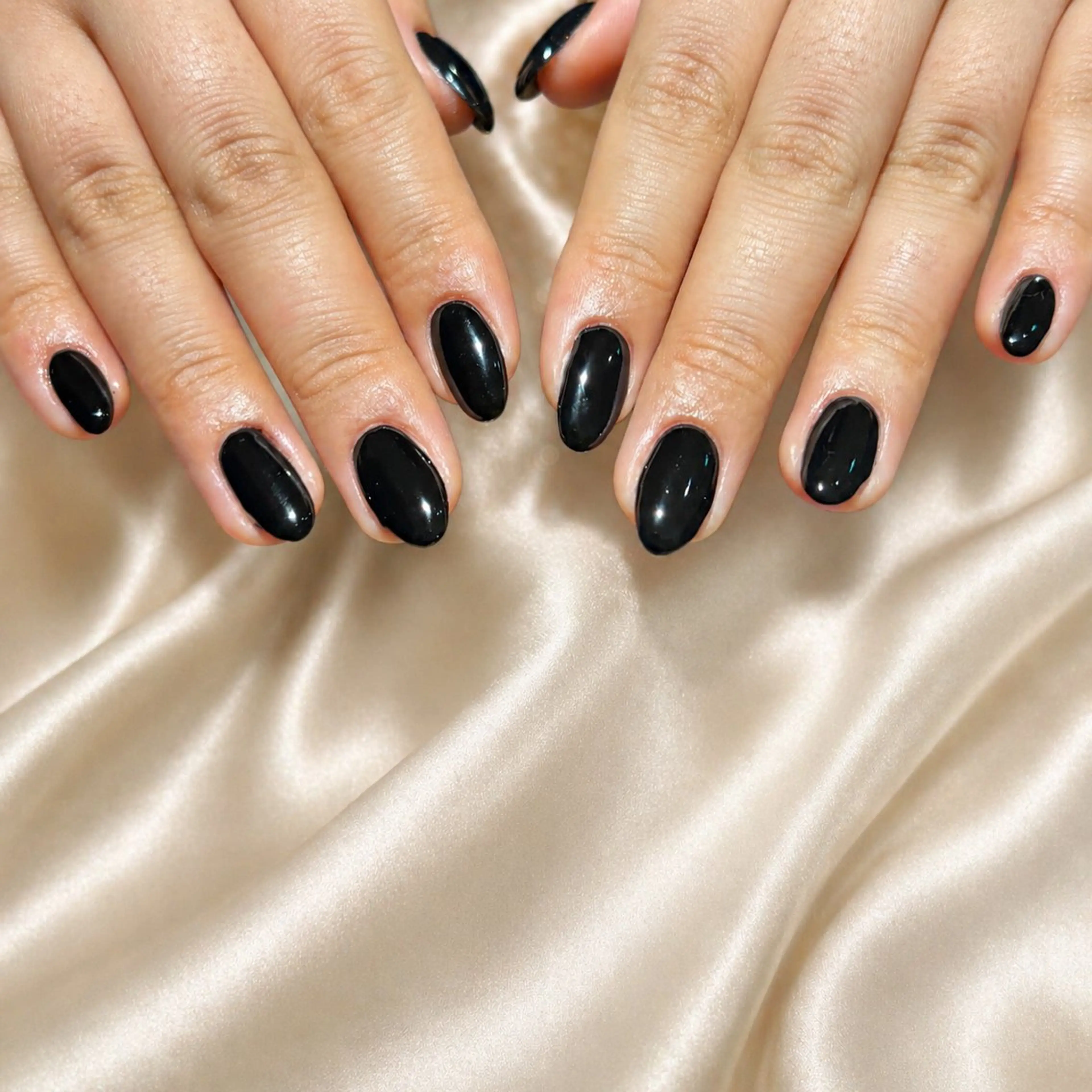 ネイル ワンカラーネイル ハンドネイル モデル募集🍑渋谷 Nanamiのネイルデザイン