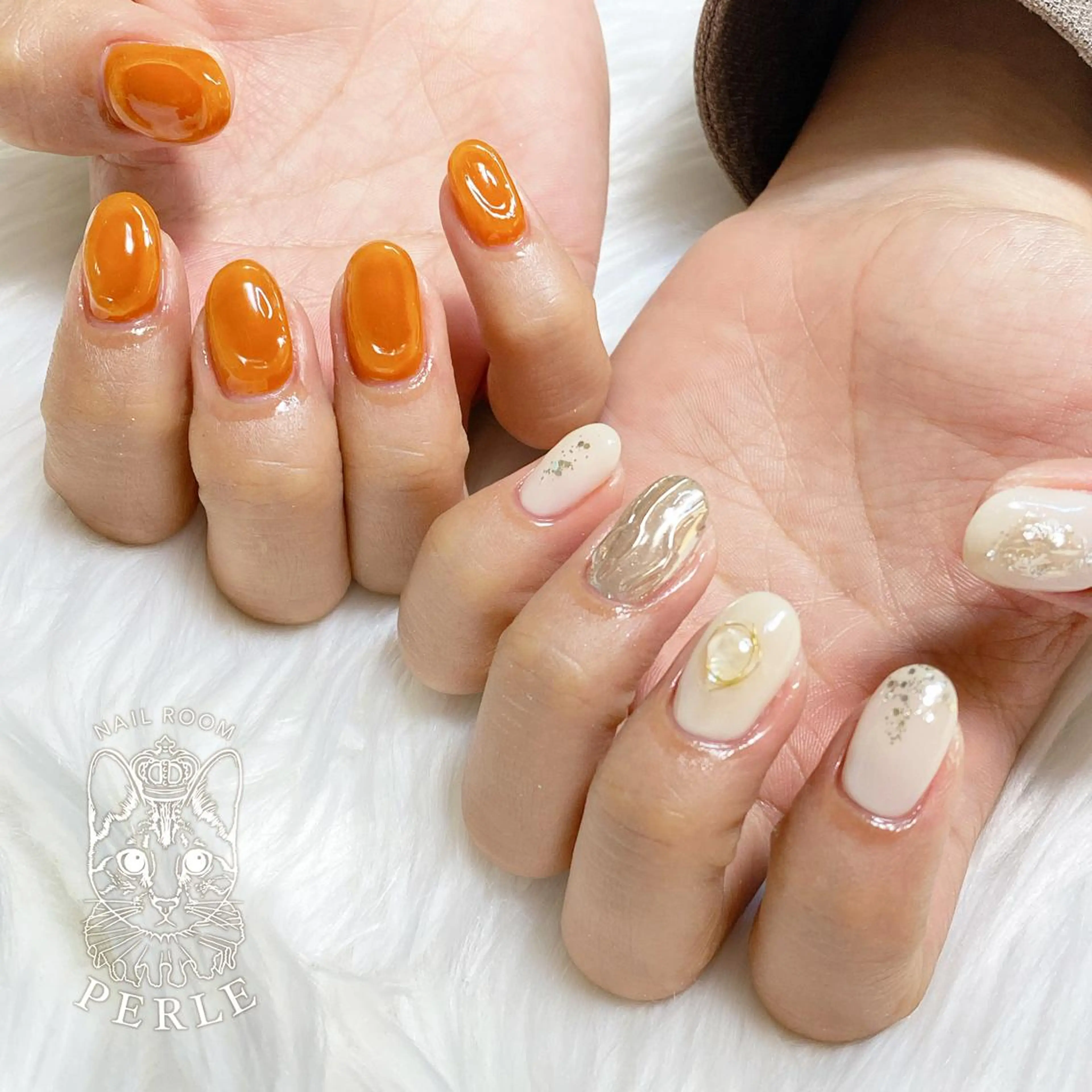 ネイル ハンドネイル nail room Perleのネイルデザイン