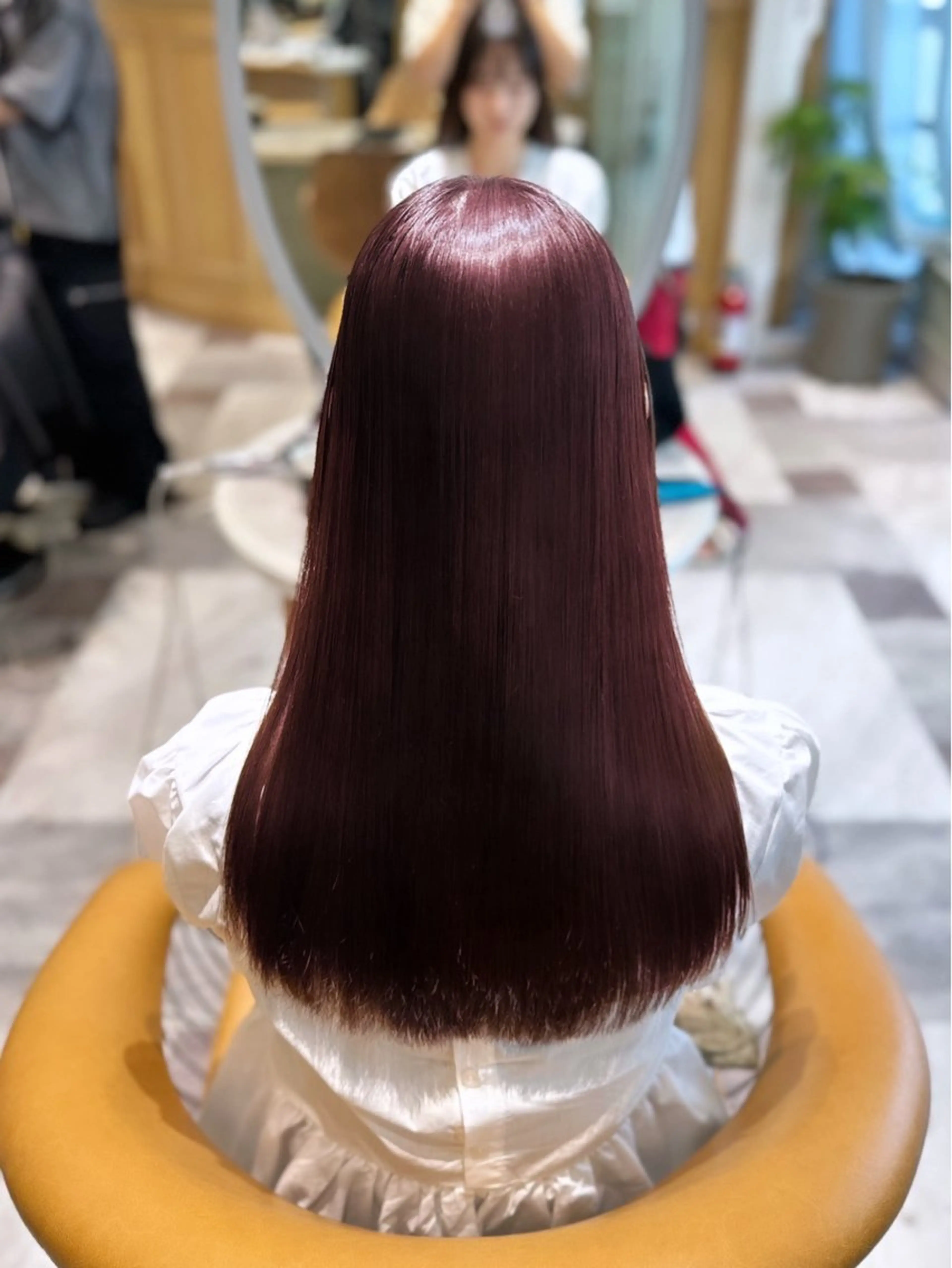 ロング 縮毛矯正 カット ヘアカラー 縮毛矯正 トリートメント ダメージレス縮毛矯正 髪質改善【美冴】のヘアスタイル