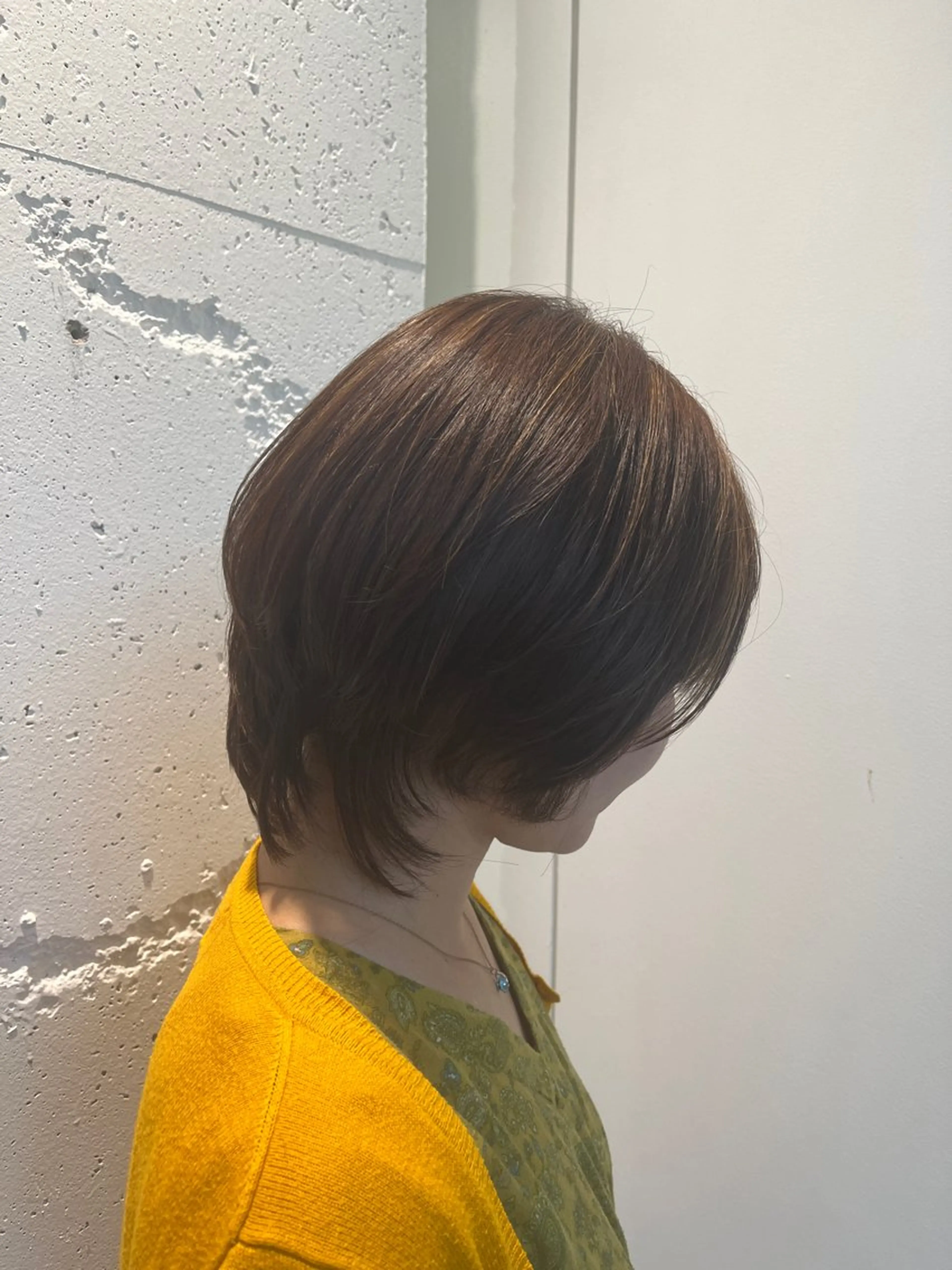 ショート カラー ベージュカラー ウルフカット 中居 蒼士のヘアスタイル