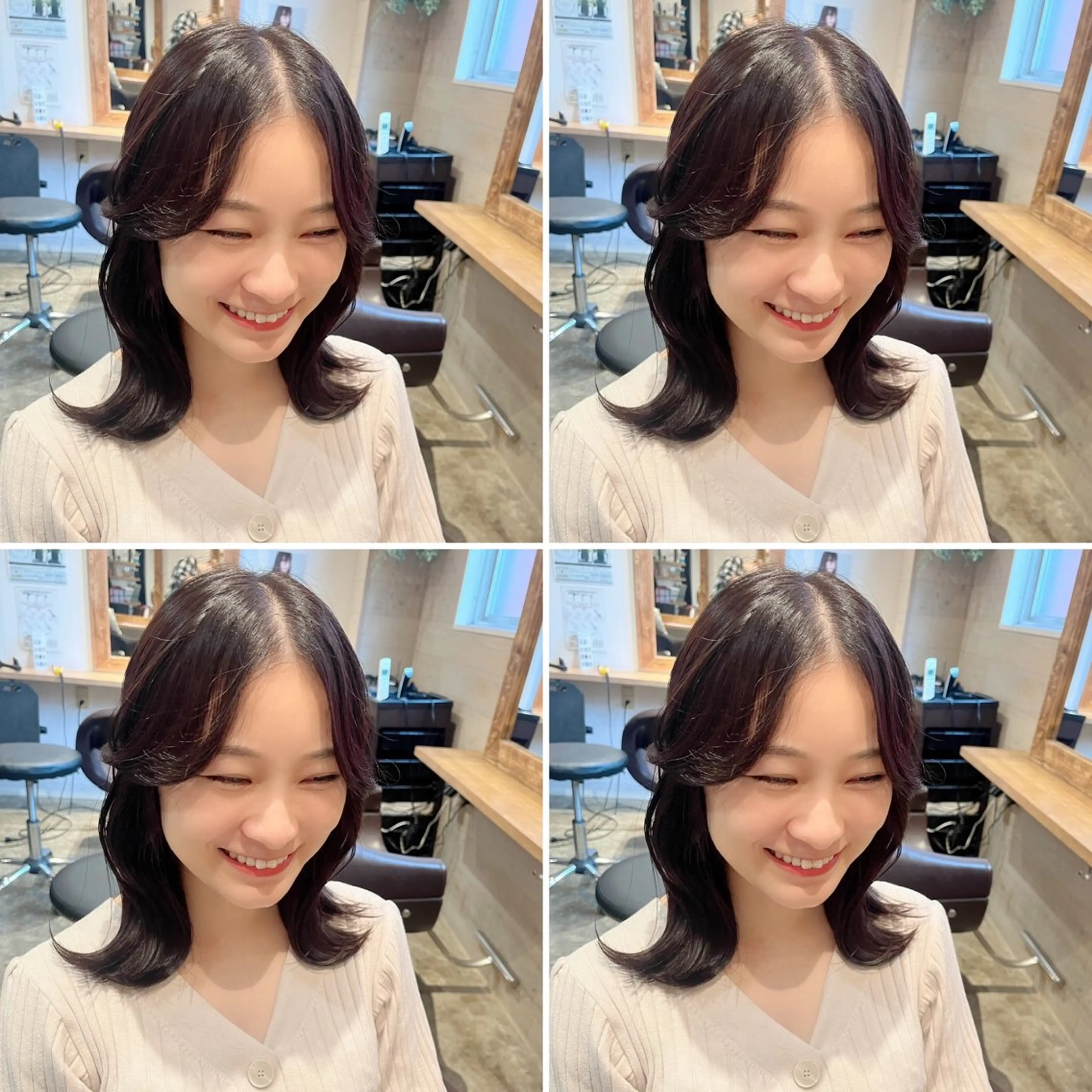 セミロング カラー カット ヘアカラー トリートメント ヘアセット 💈メンズパーマ特化 店長望月謙二郎💈のヘアスタイル