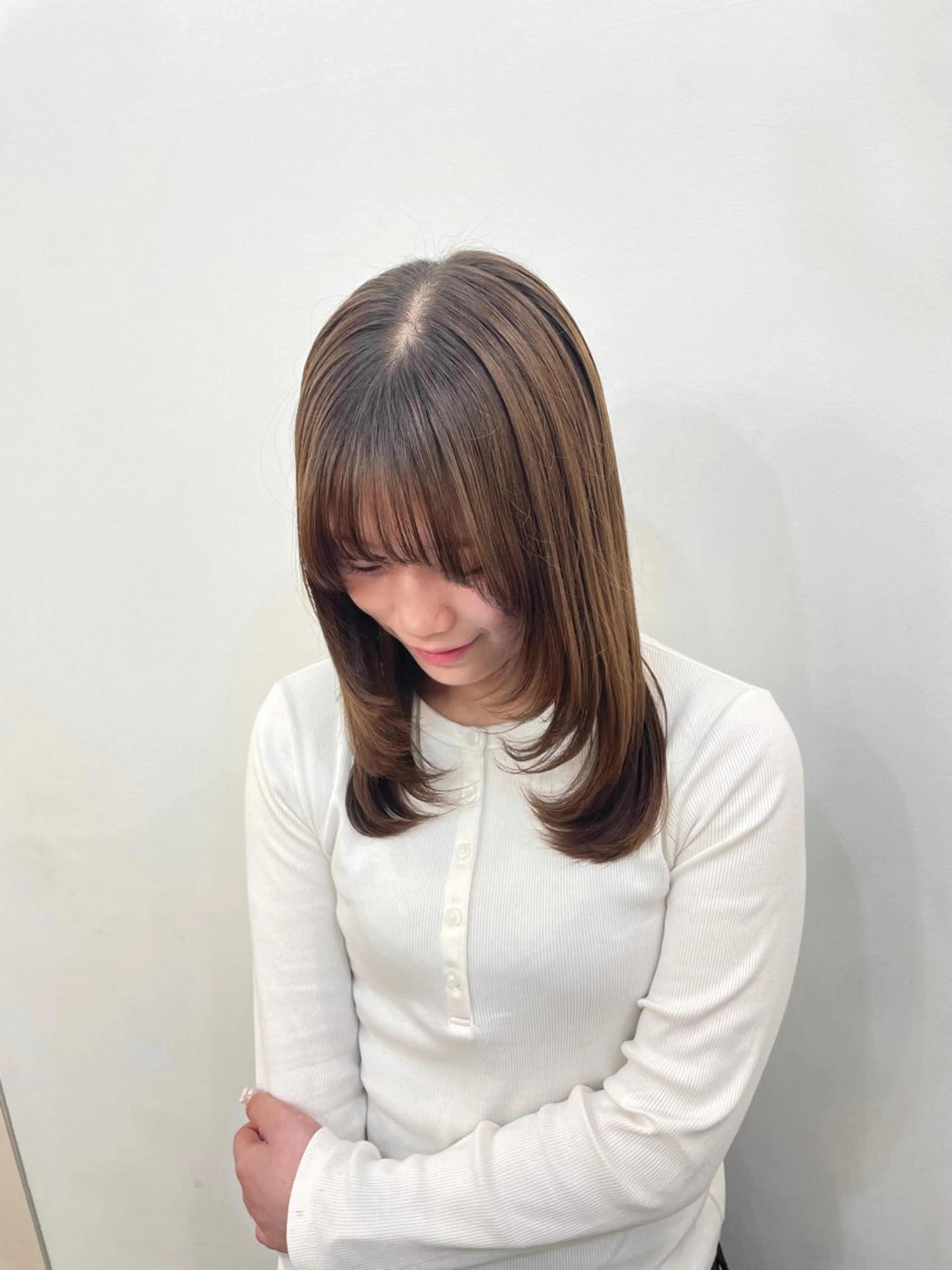 セミロング 顔周りカット レイヤーカット カット ✟ Reira ￤ ﾍｱｾｯﾄ￤ﾚｲﾔｰのその他イメージ