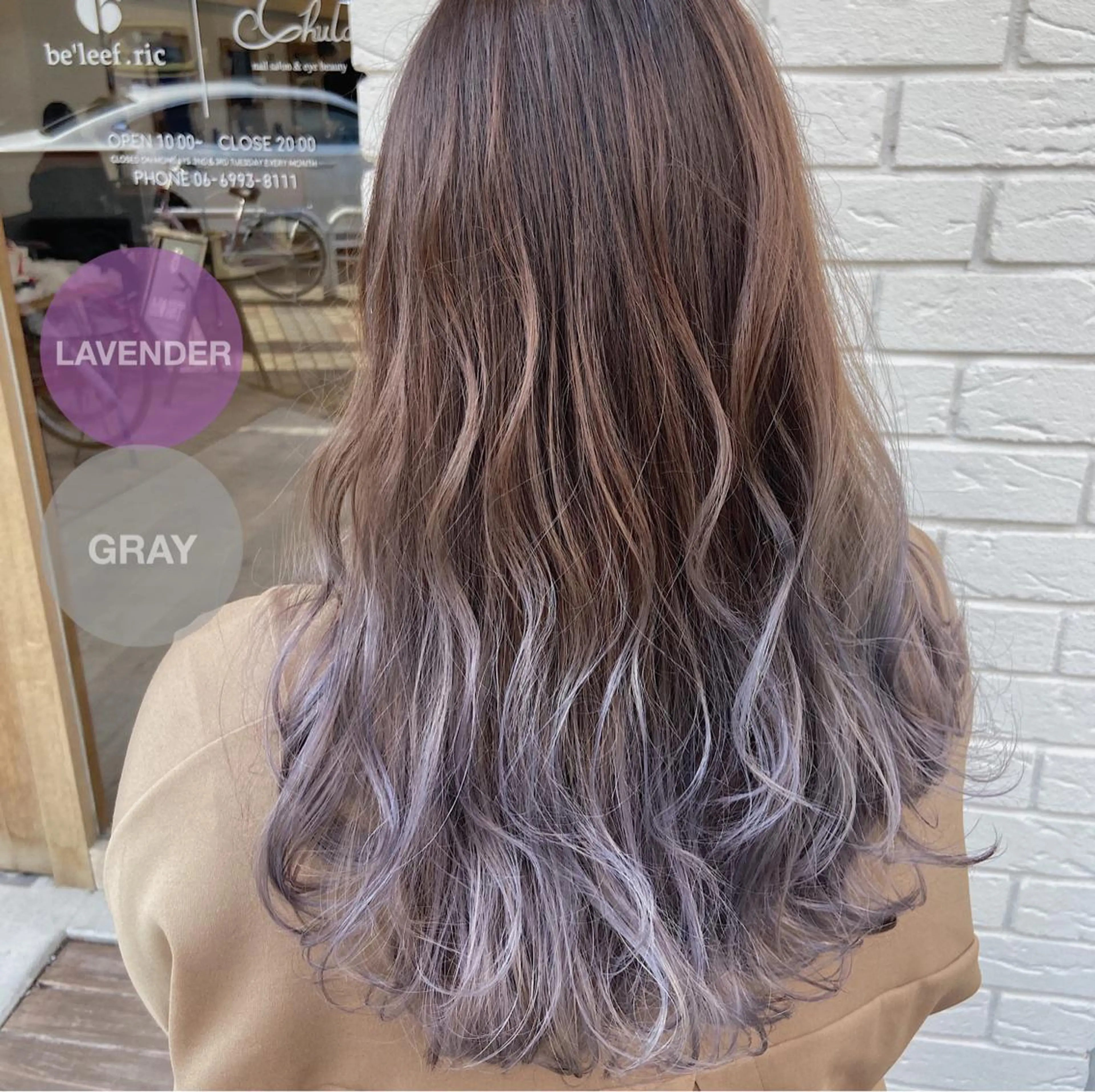 ロング カラー 韓国|ミルクティ momoeのヘアスタイル
