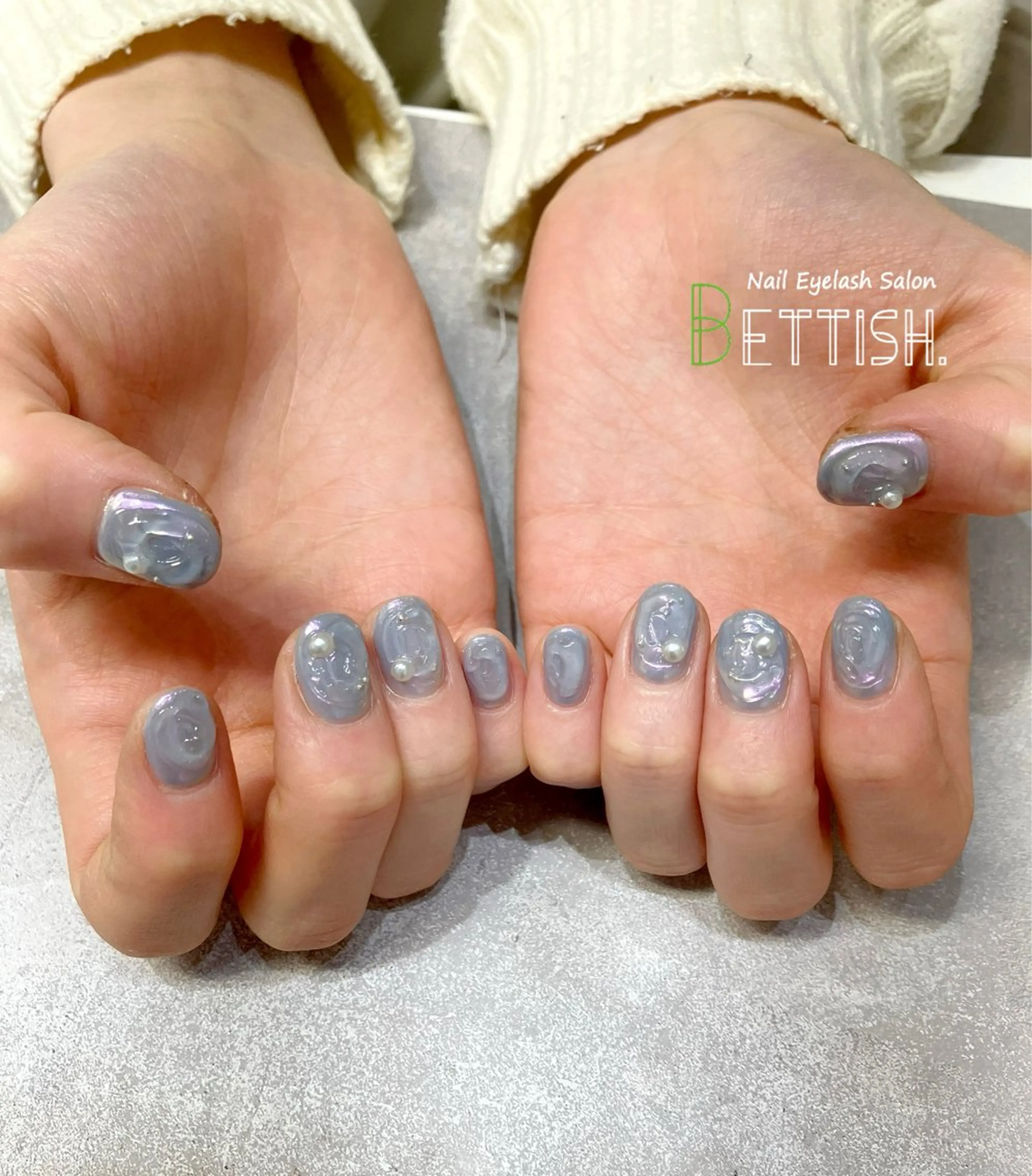 ネイル ブルー BETTISH. KUMIKO☺︎︎のネイルデザイン