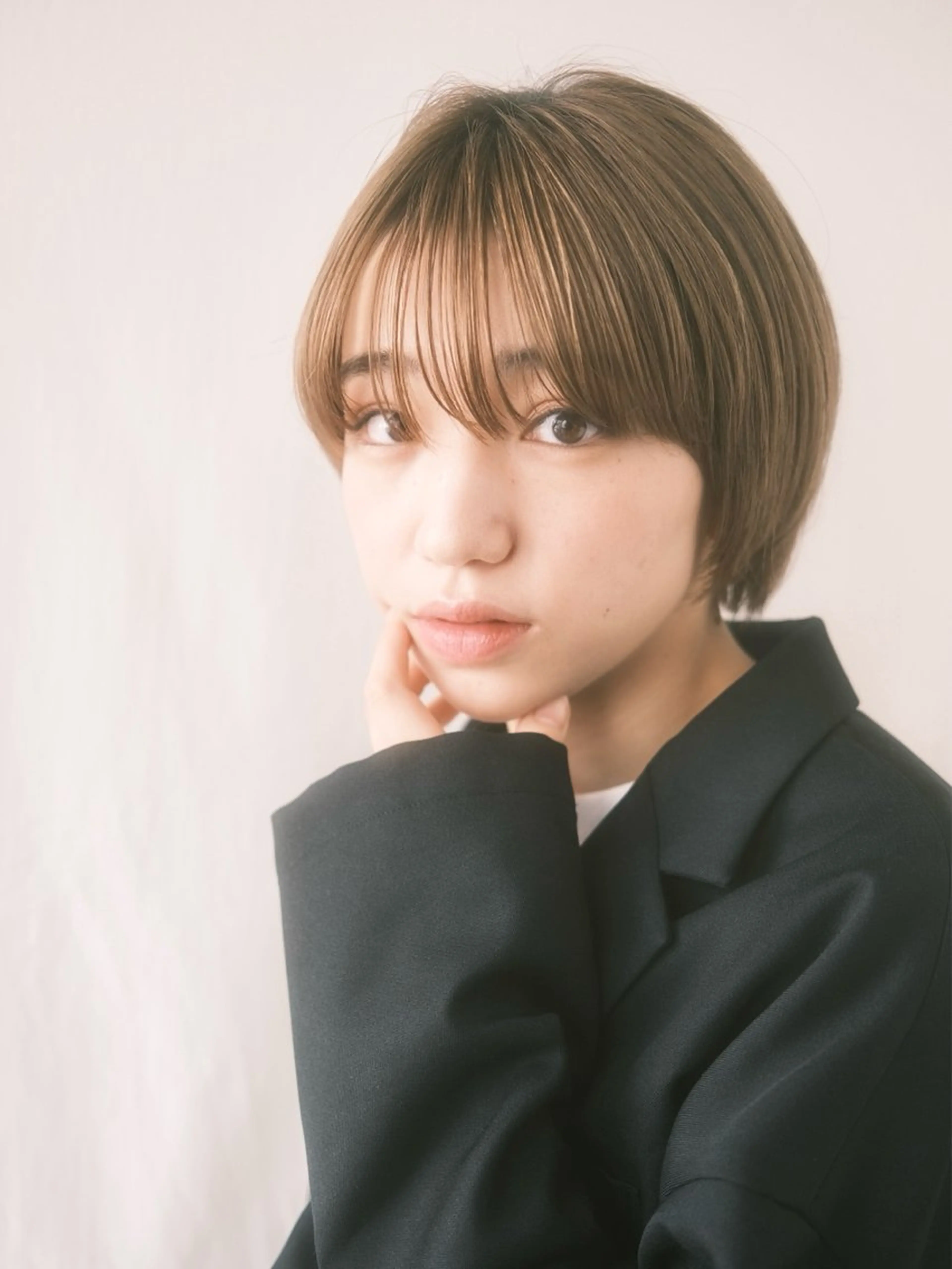 ショート カラー パーマ カット ヘアカラー トリートメント ショートボブ髪質改善 縮毛矯正のプロ山道潤のヘアスタイル