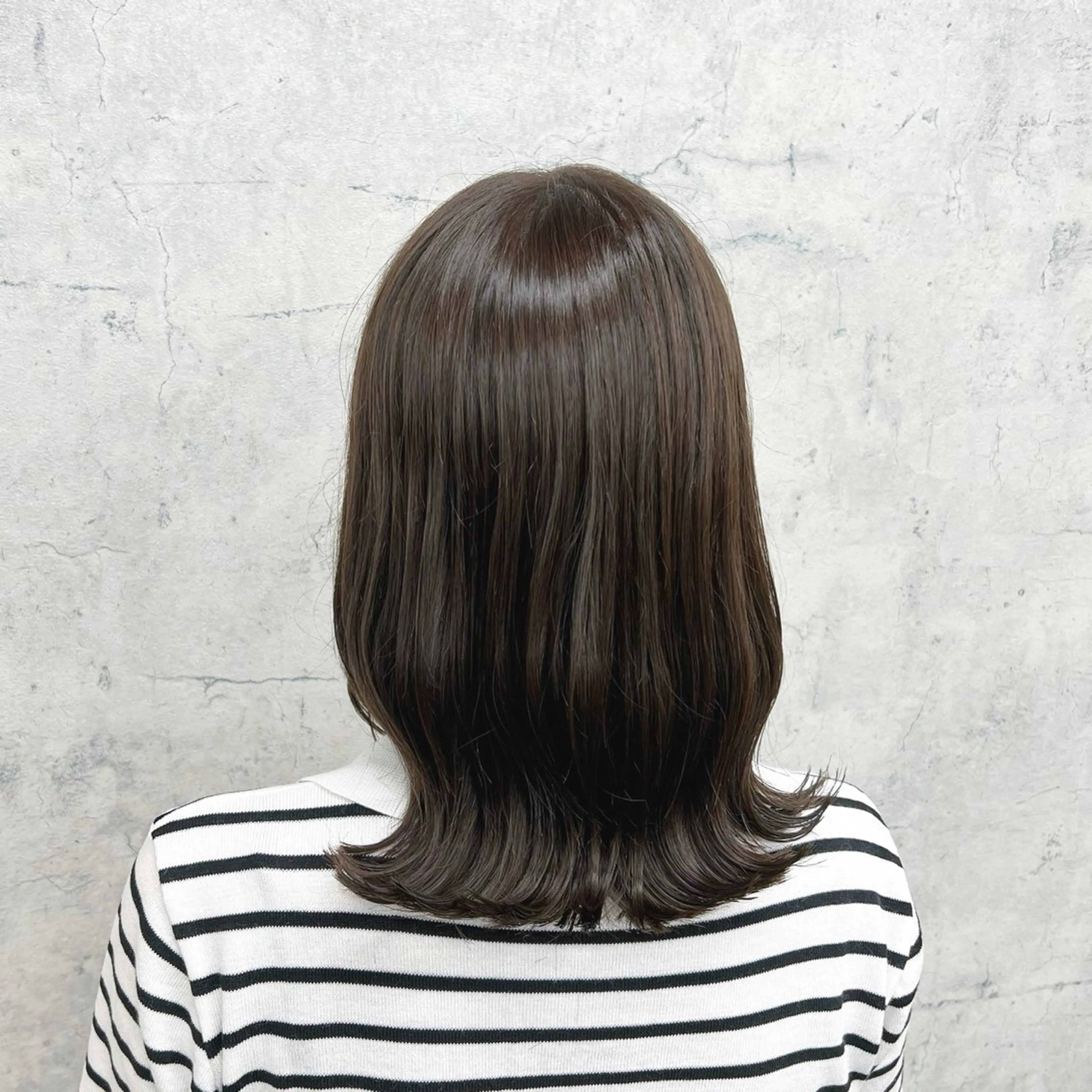 ミディアム カラー JUNSHIN🦋 ヘアセット／カラーのヘアスタイル