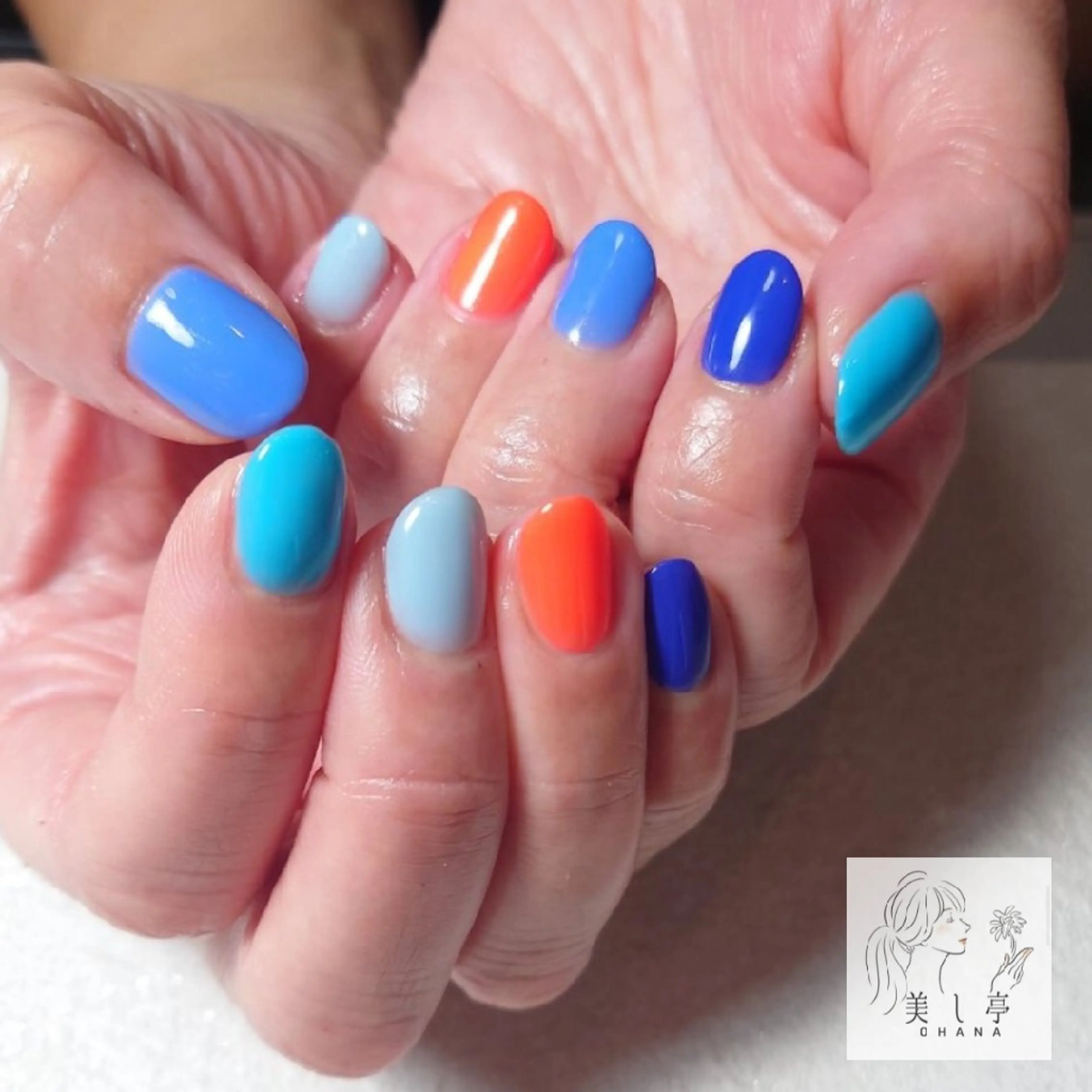 ネイル 美し亭 OHANAのネイルデザイン