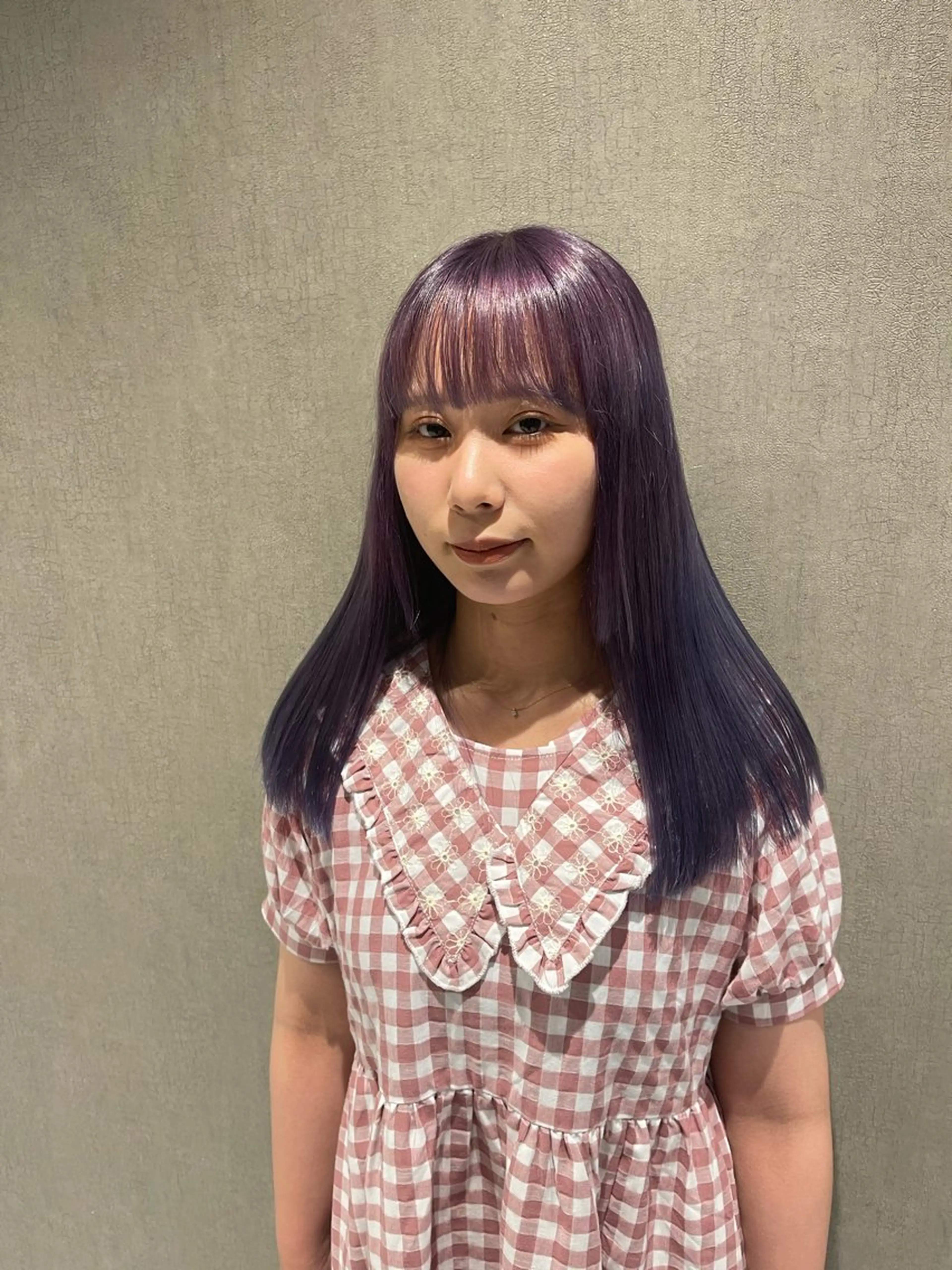 ロング カラー ラベンダーカラー MIRIM栄所属・透明感カラー/艶髪/ エクステ/HIROのヘアスタイル