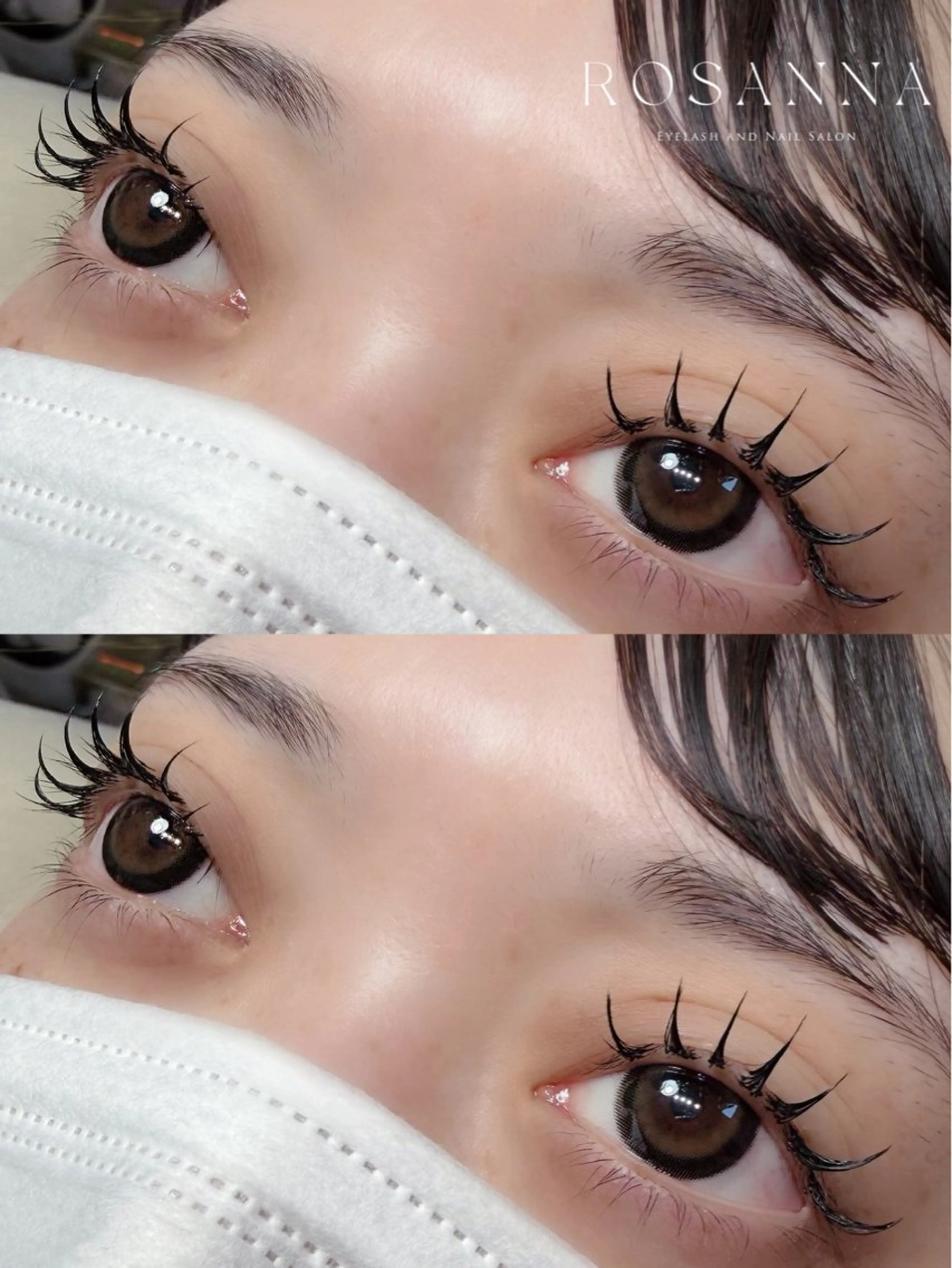 マツエク・マツパ ROSANNA川越 イサカのマツエク・マツパデザイン