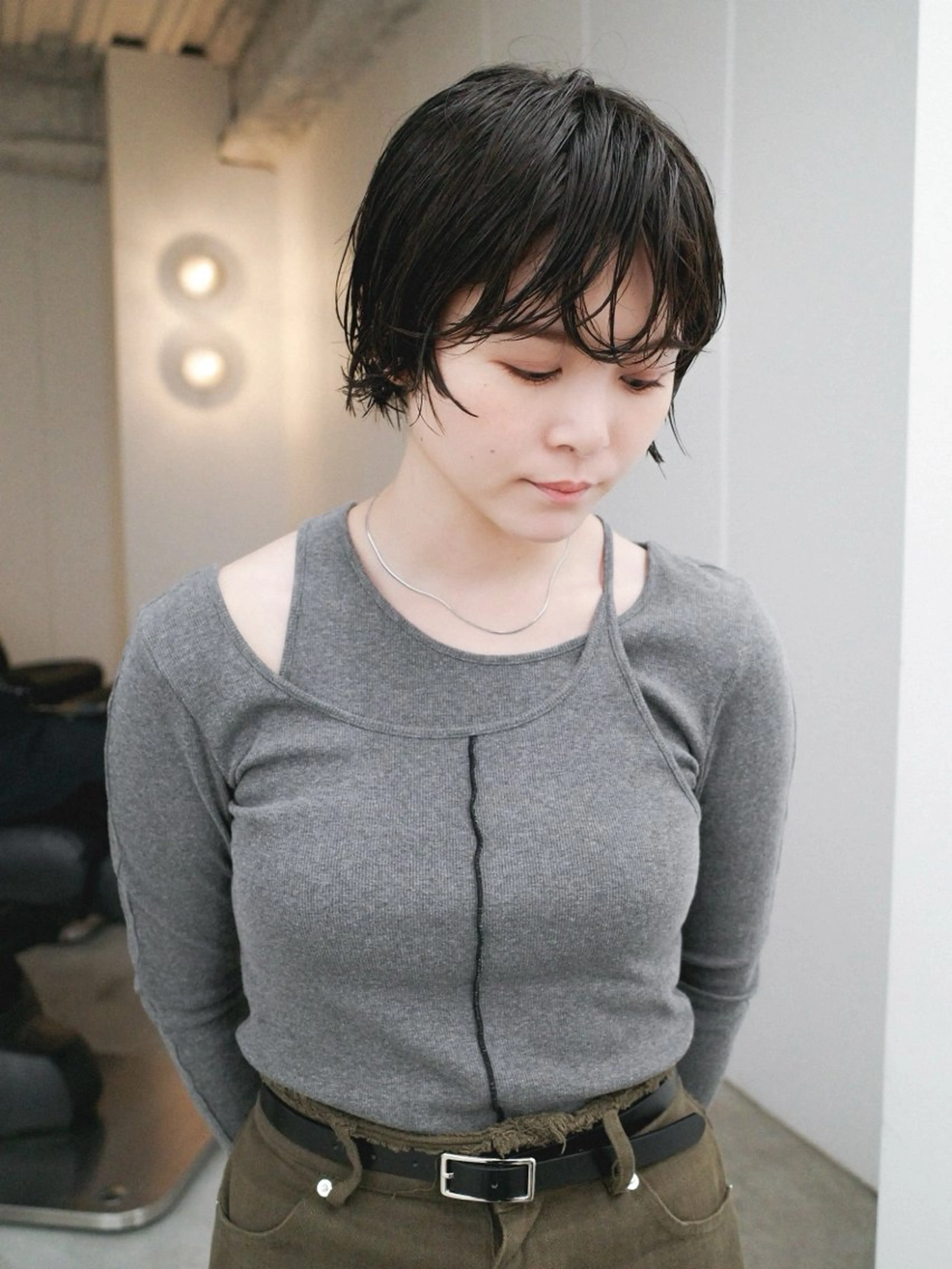 カット+レディースパーマ+トリートメントの写真