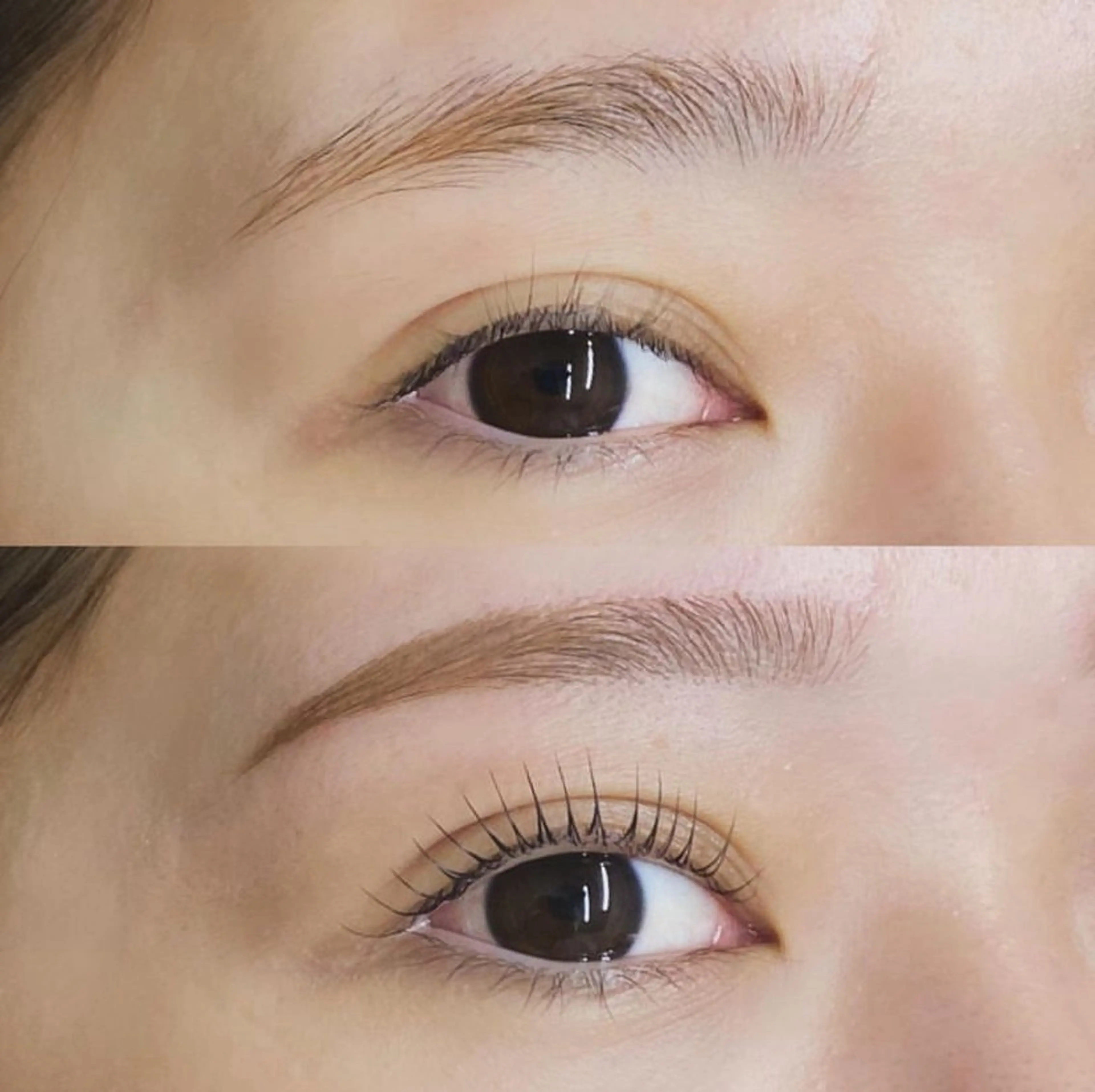 【新規】🫧🌈垢抜けコース🌈🫧アイブロウWax＋まつパ/パリ＋¥300(上)🉐¥6,600(メイク無)の写真