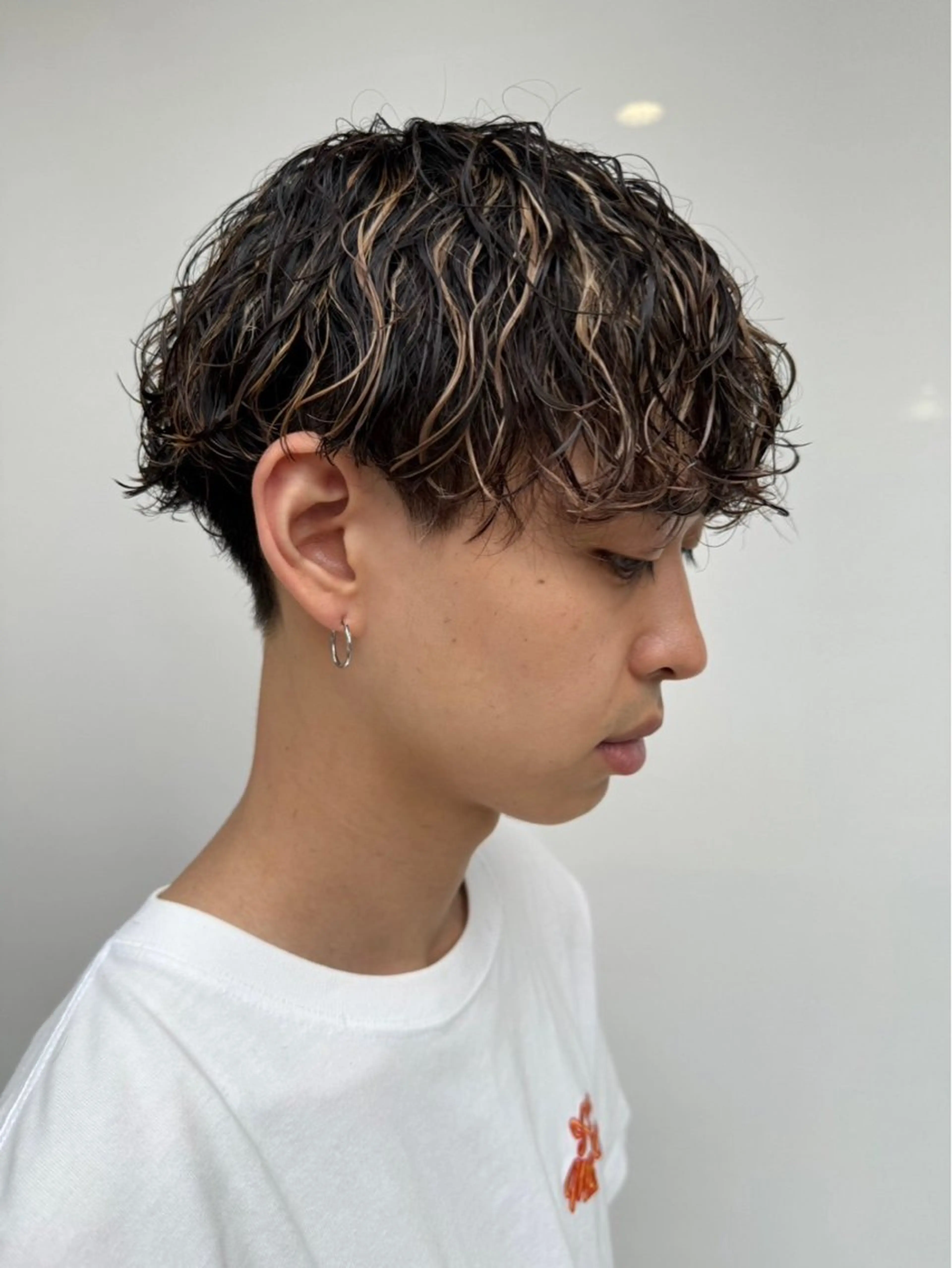 カラー メンズ メンズ毛流れ 縮毛特化/土屋丈のヘアスタイル