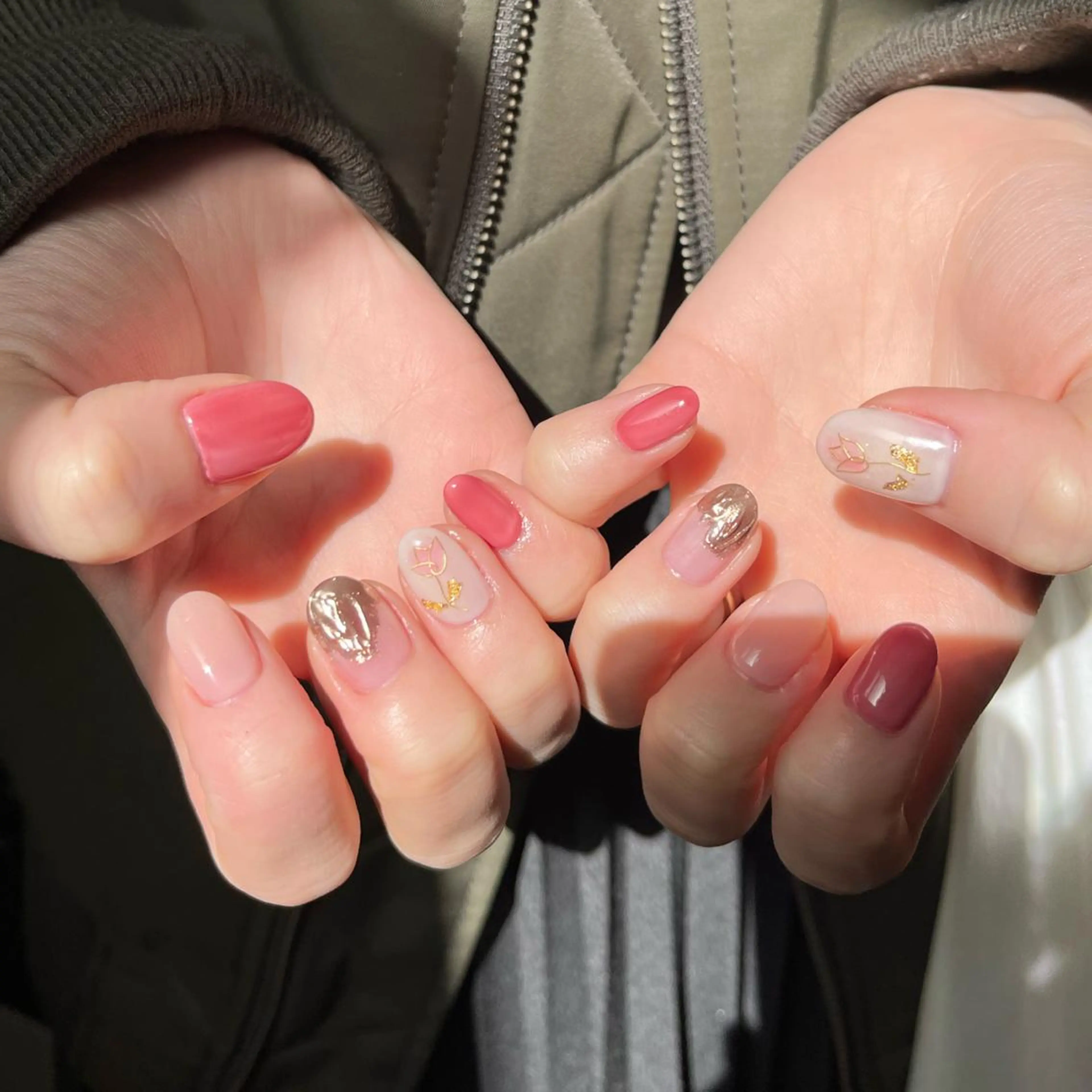 ショート ネイル マツエク・マツパ ハンドネイル apopis＊ close23:00のネイルデザイン