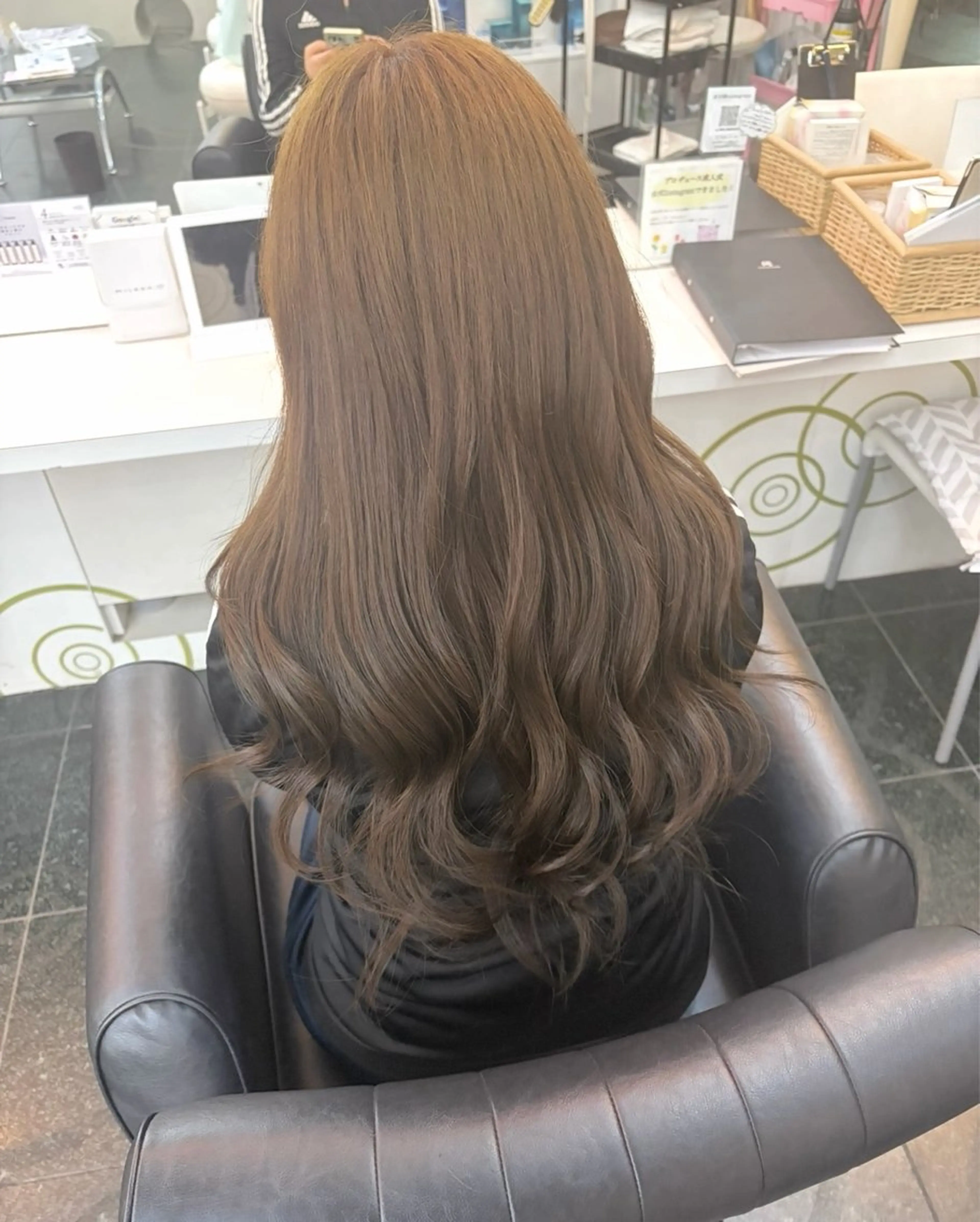 ロング カラー ベージュカラー ヘーゼル ヘアカラー ガーリー×韓国🎀 ⟡.·天野結良⟡.·のヘアスタイル