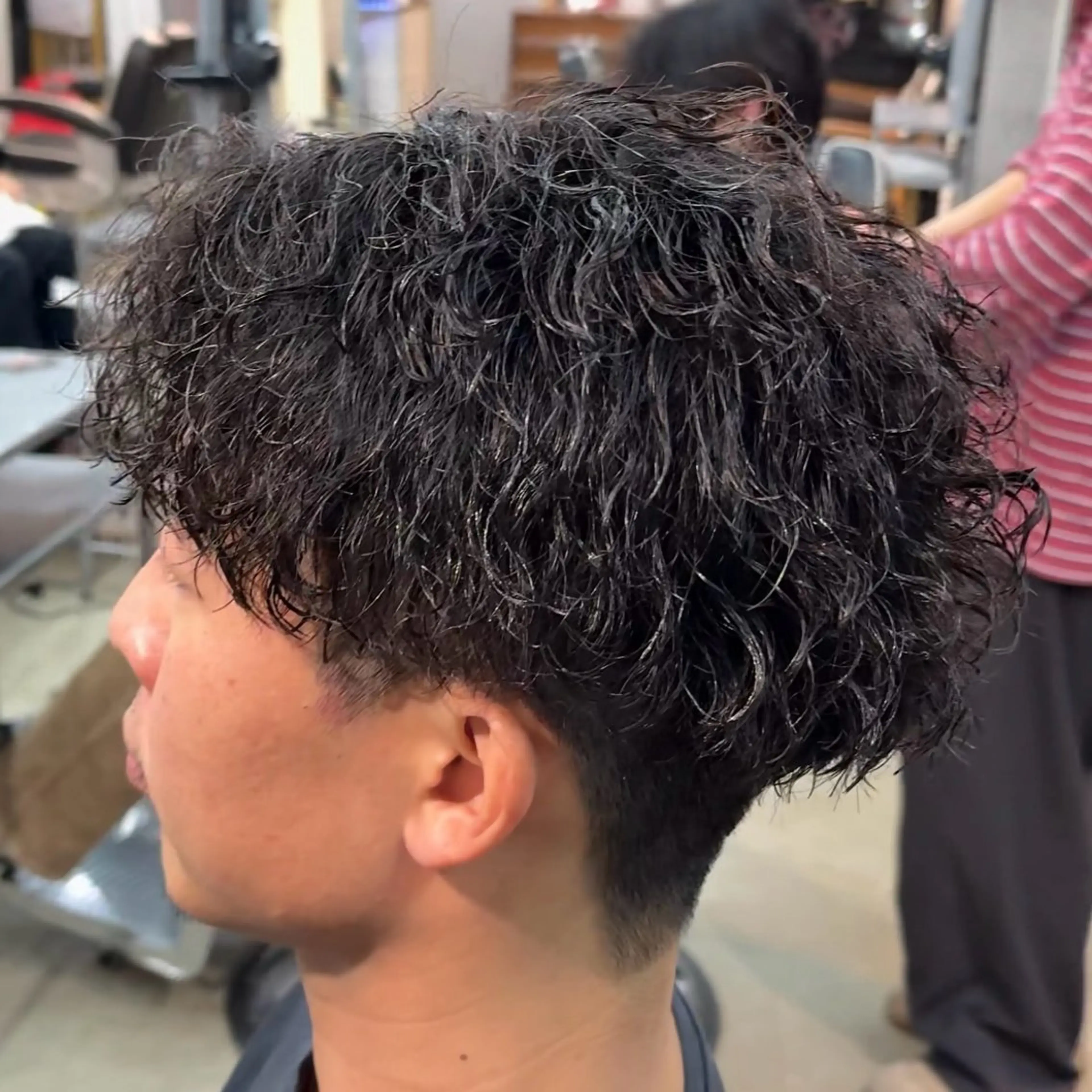 ショート パーマ ヘアアレンジ メンズ MENIN メンズ サロン　望月　涼太のヘアスタイル