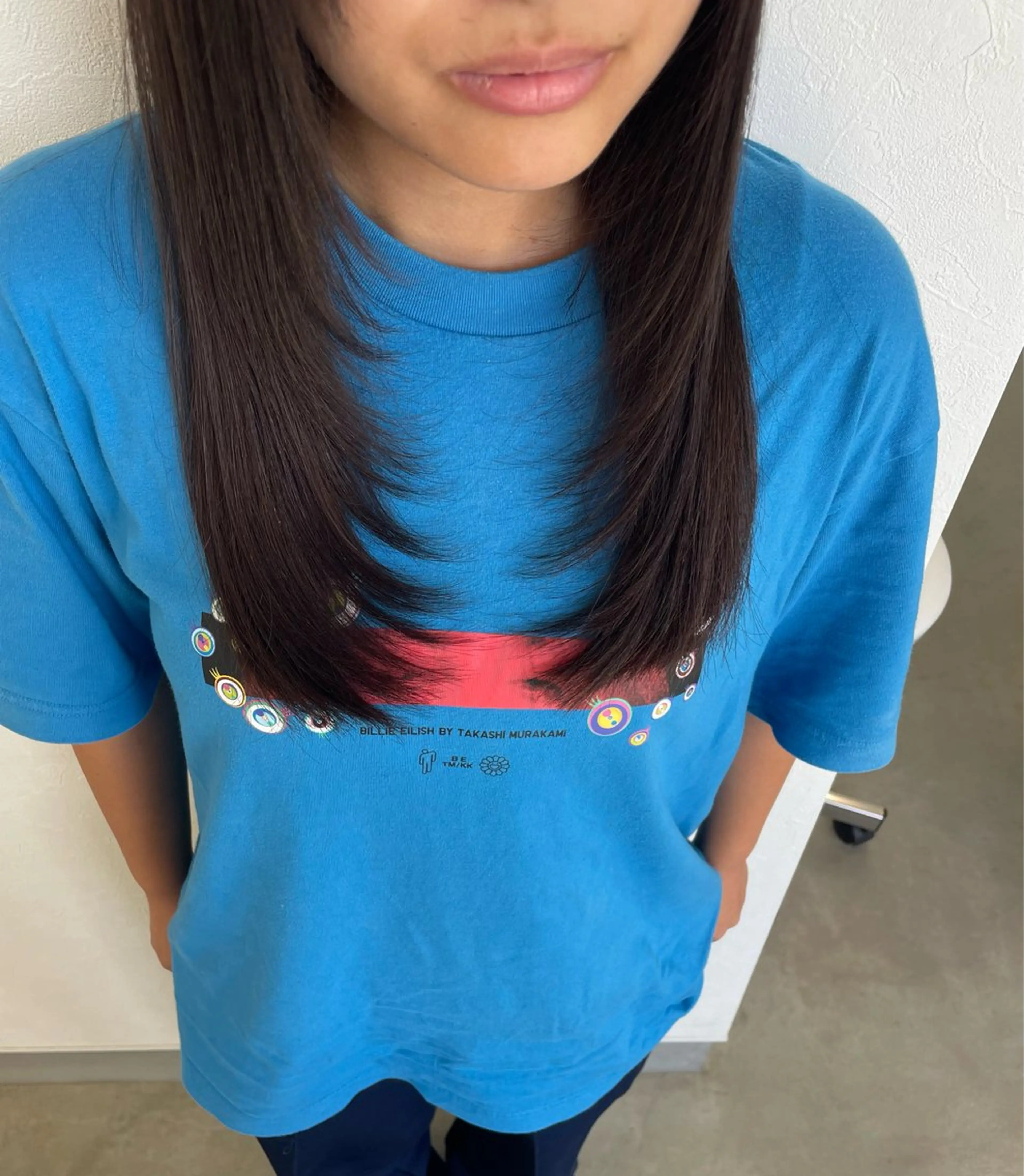 ロング 顔周りカット レイヤーカット ヘアカラー 栗原 響のヘアスタイル