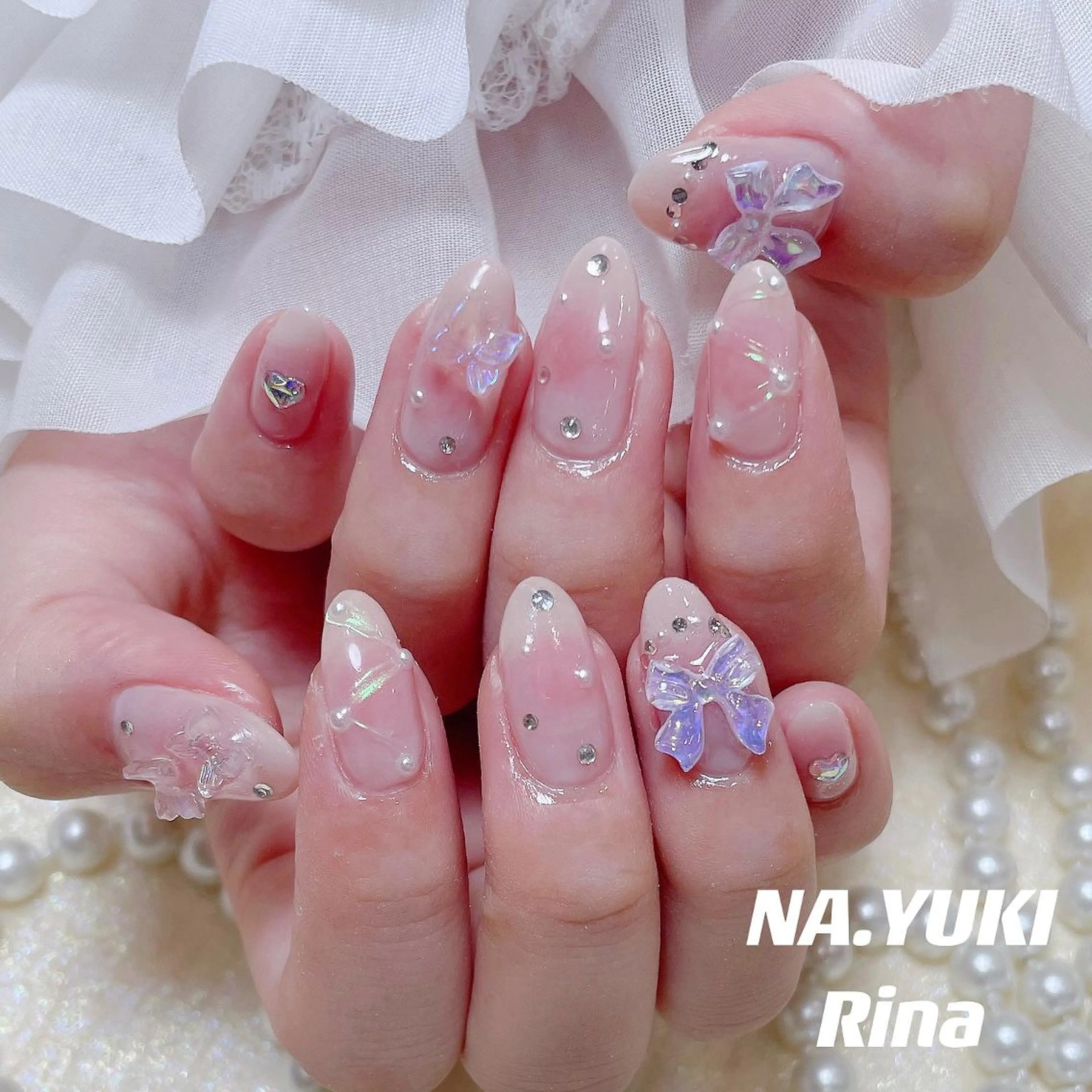 ネイル ハンドネイル 🎀 moo~ 🎀のネイルデザイン