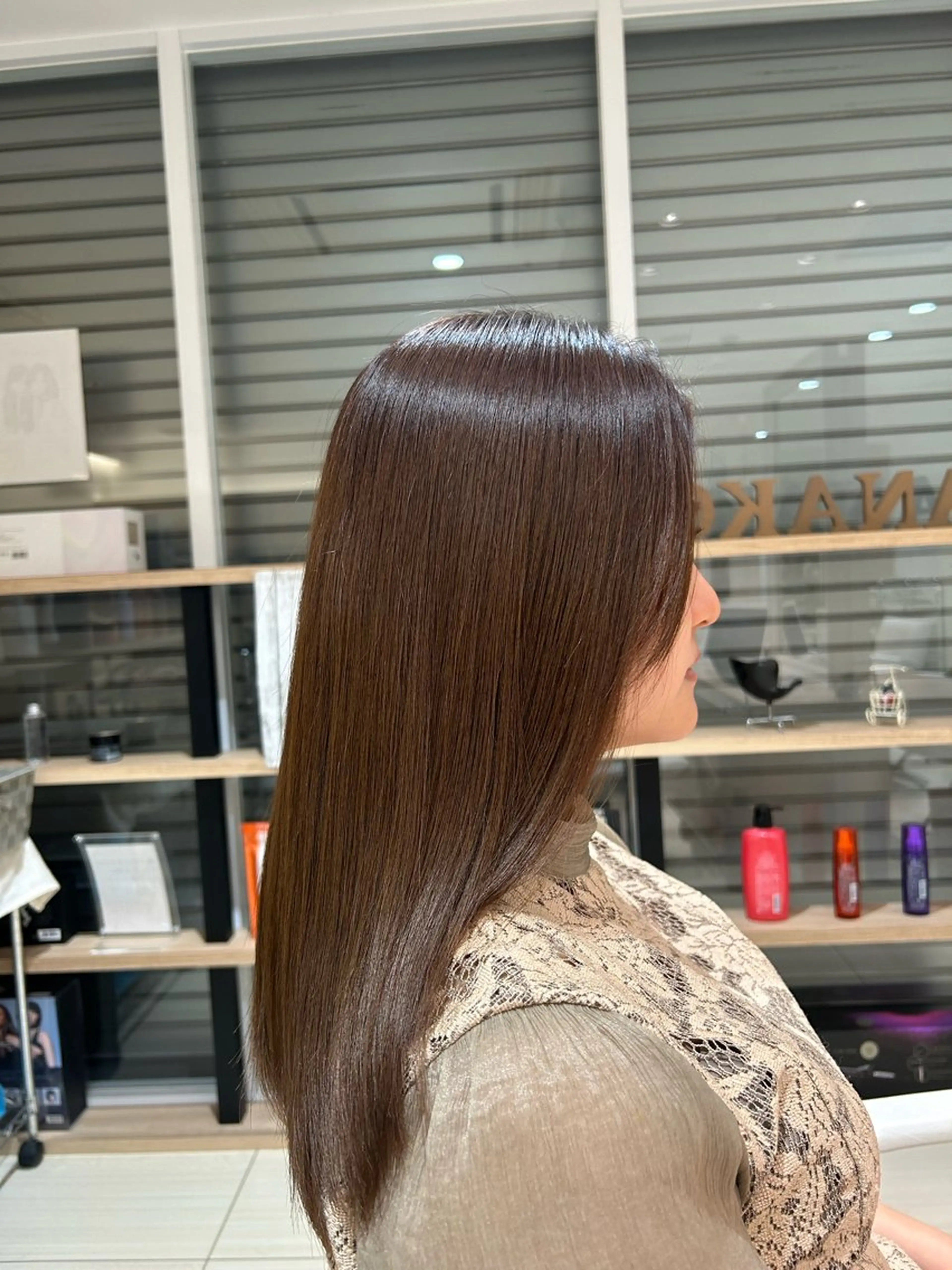 ロング 銀座シロー　村山 レツのヘアスタイル