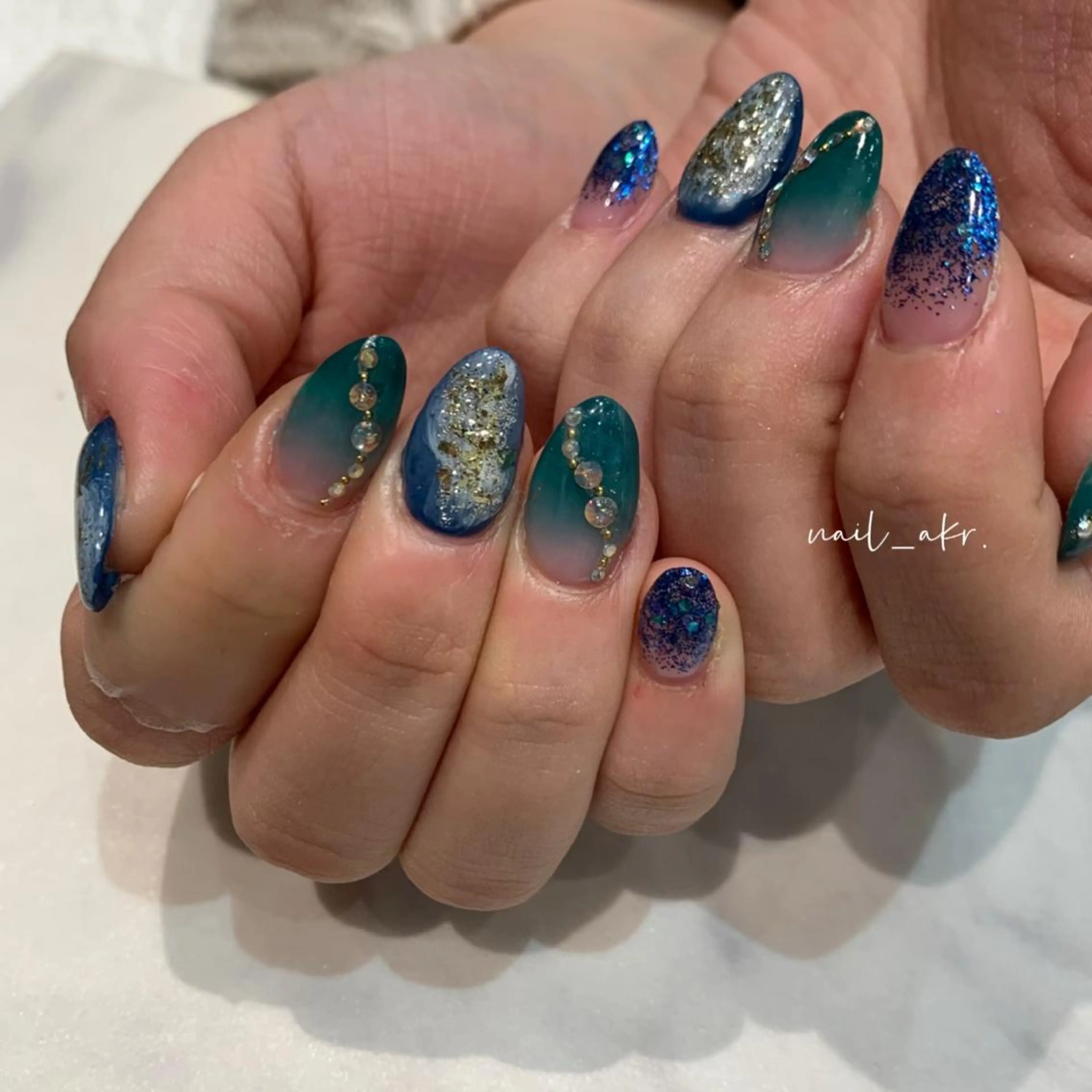 ネイル 成人式 nailAVANCE akariのネイルデザイン