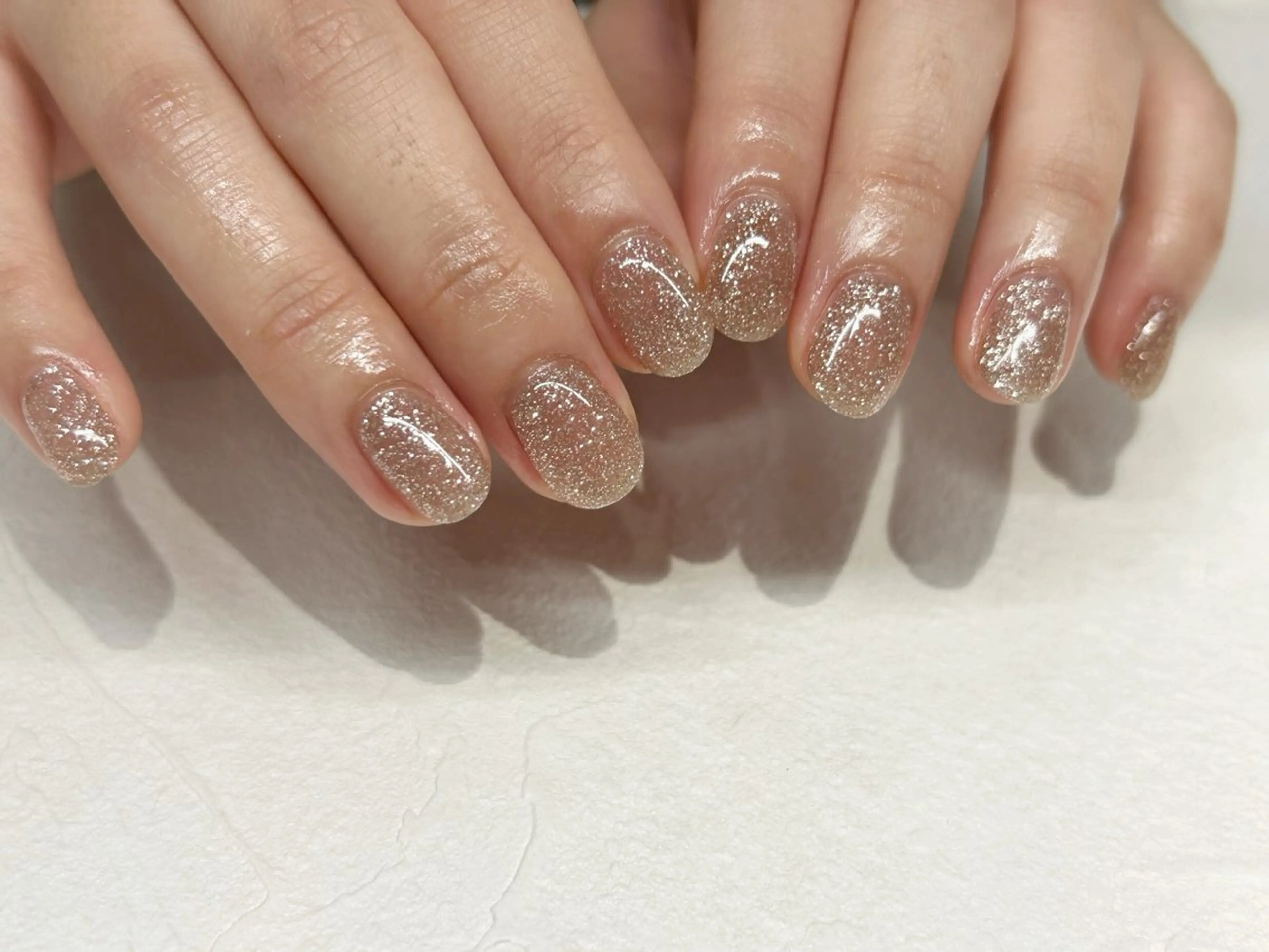 ネイル ワンカラーネイル ハンドネイル 🫧なちゅ盛れ/ ちゅるん/EVA🫧のネイルデザイン