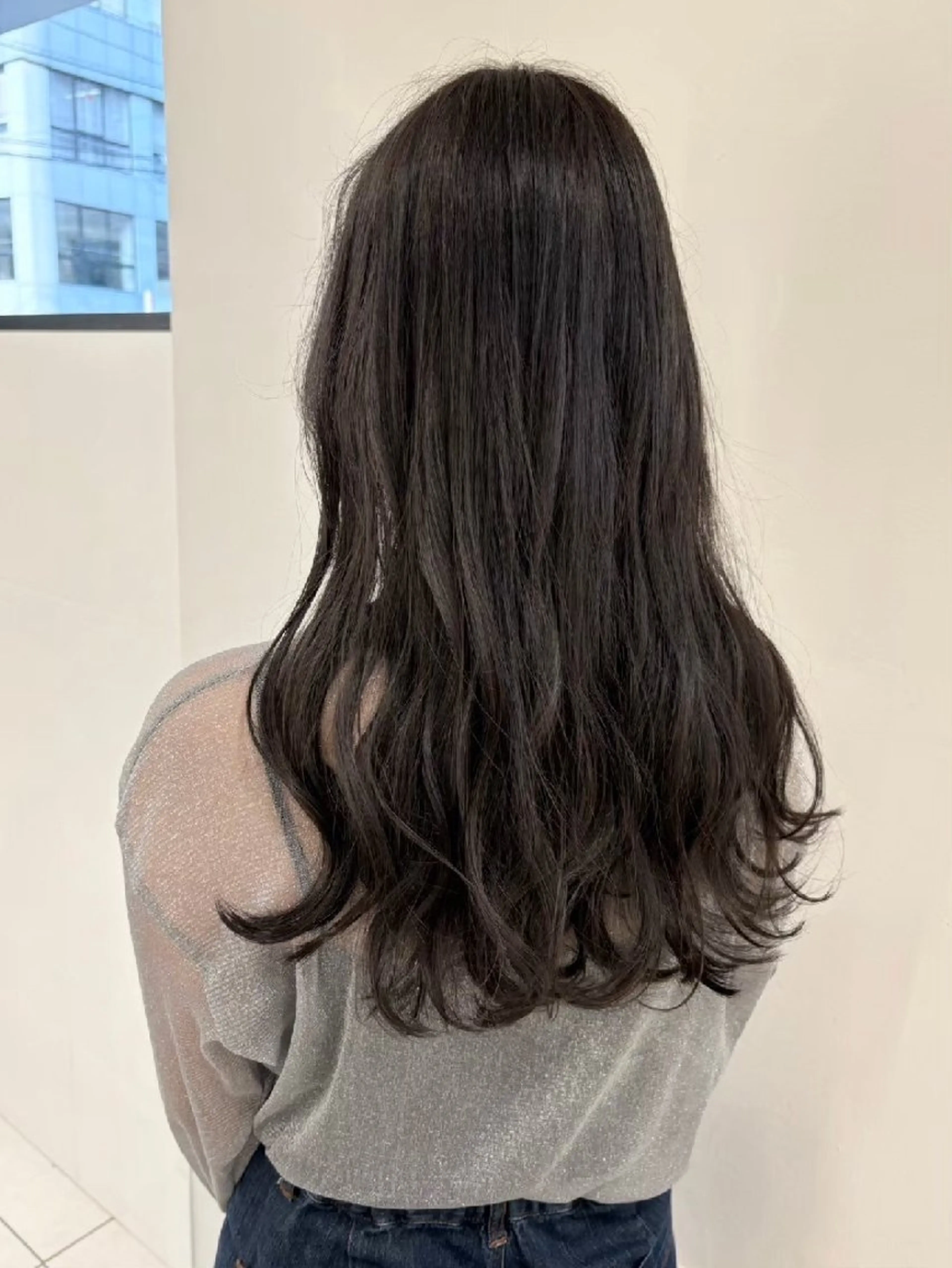 ロング カラー アフェクション金山所属・透明感カラー🫧/ 艶感/ayanaのヘアスタイル