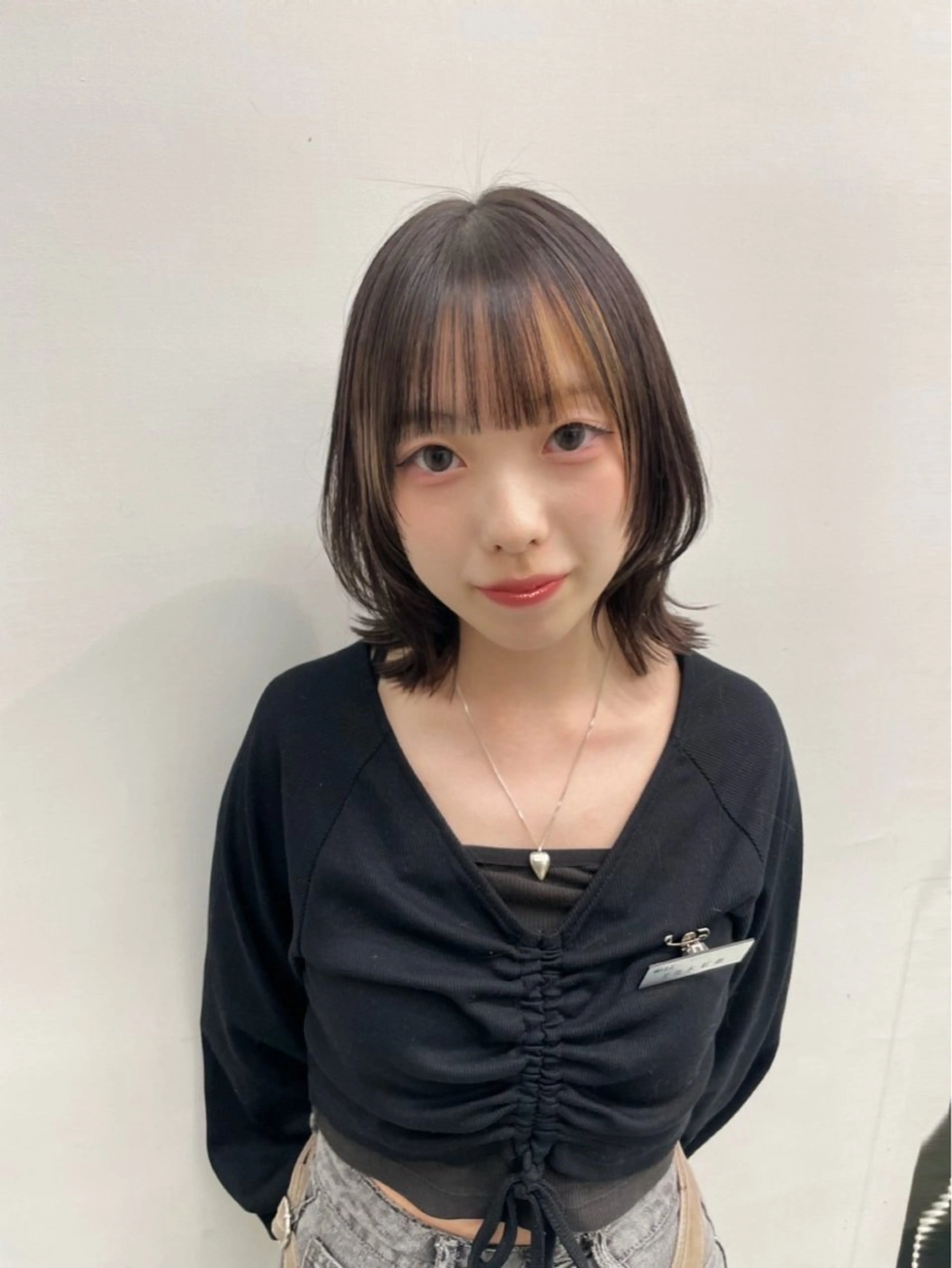 ミディアム 中津/トレンドカラー /美馬本紅亜のヘアスタイル