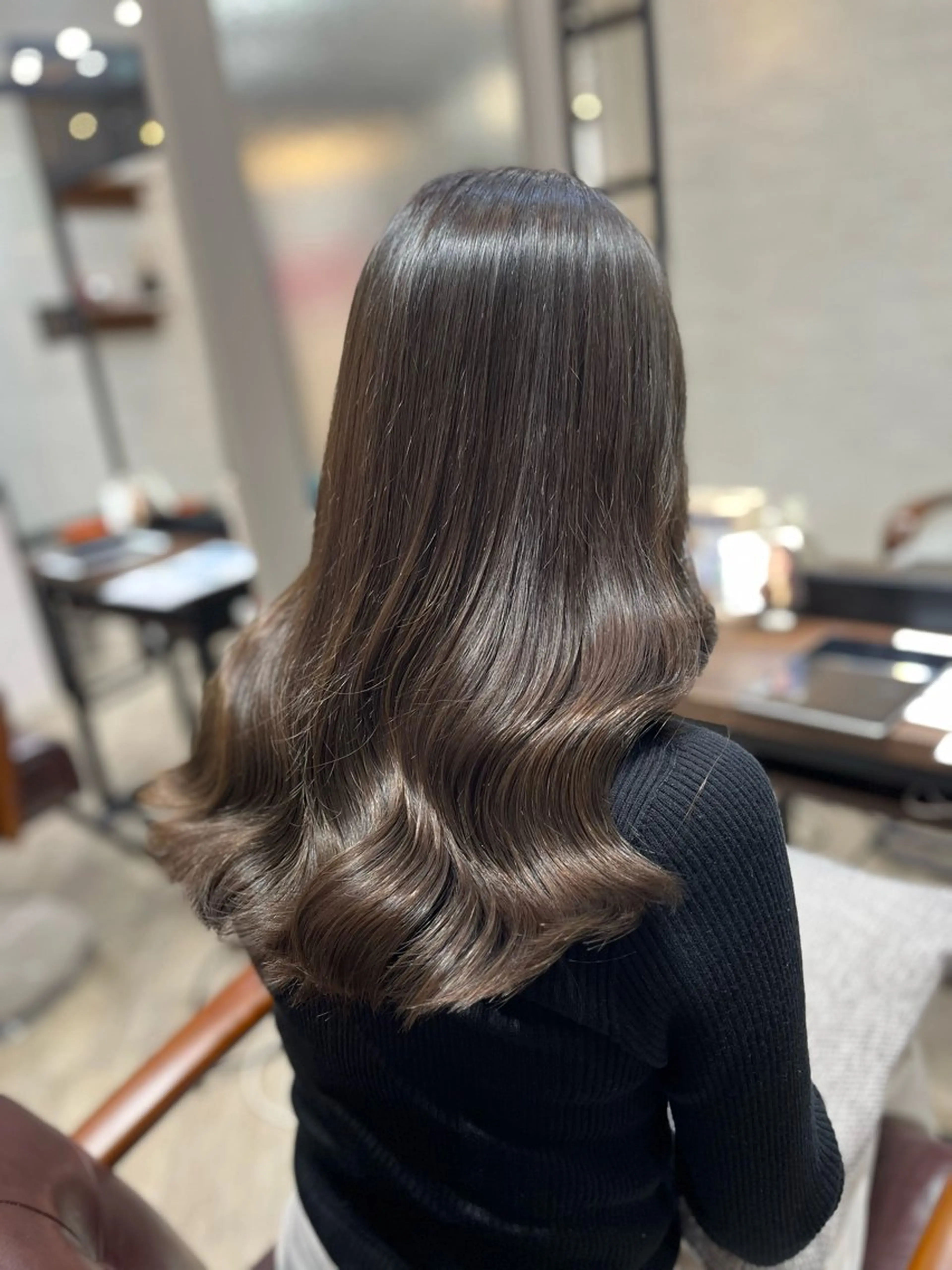 ロング カラー ベージュカラー ラベンダーカラー ラベンダーベージュ カット ヘアカラー トリートメント 🫧ぷる艶カラー🫧 Yuubi🦩のヘアスタイル