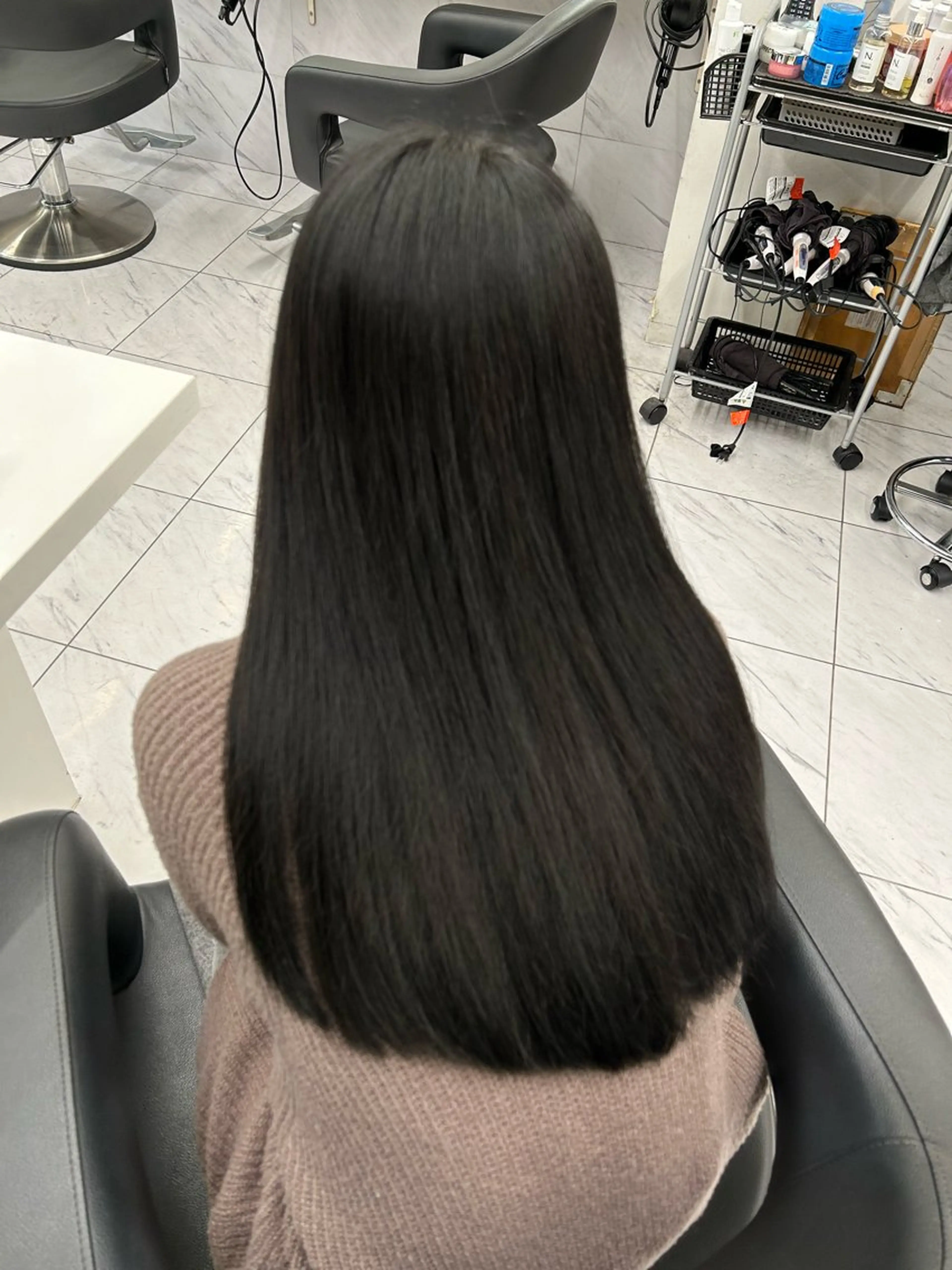 カラー 透明感ベージュ🤎 ナチュラルレイヤーのヘアスタイル