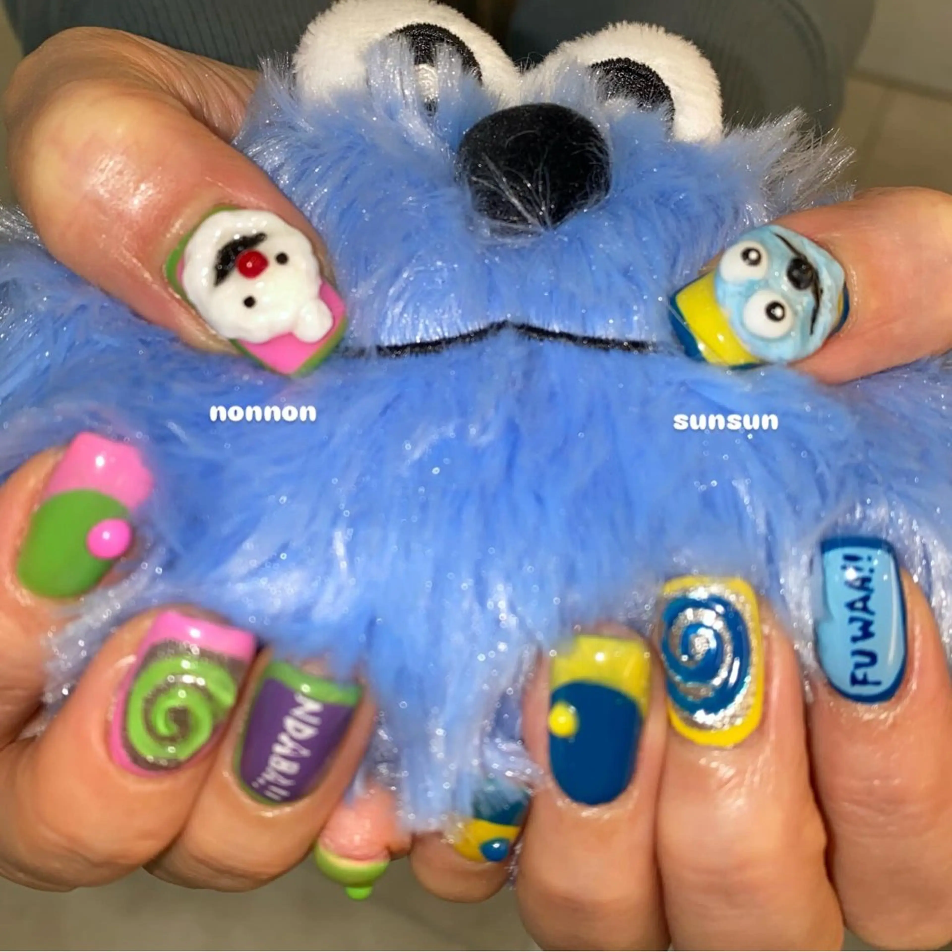 ネイル ハンドネイル nano/きもかわ nail🐬🫧のネイルデザイン