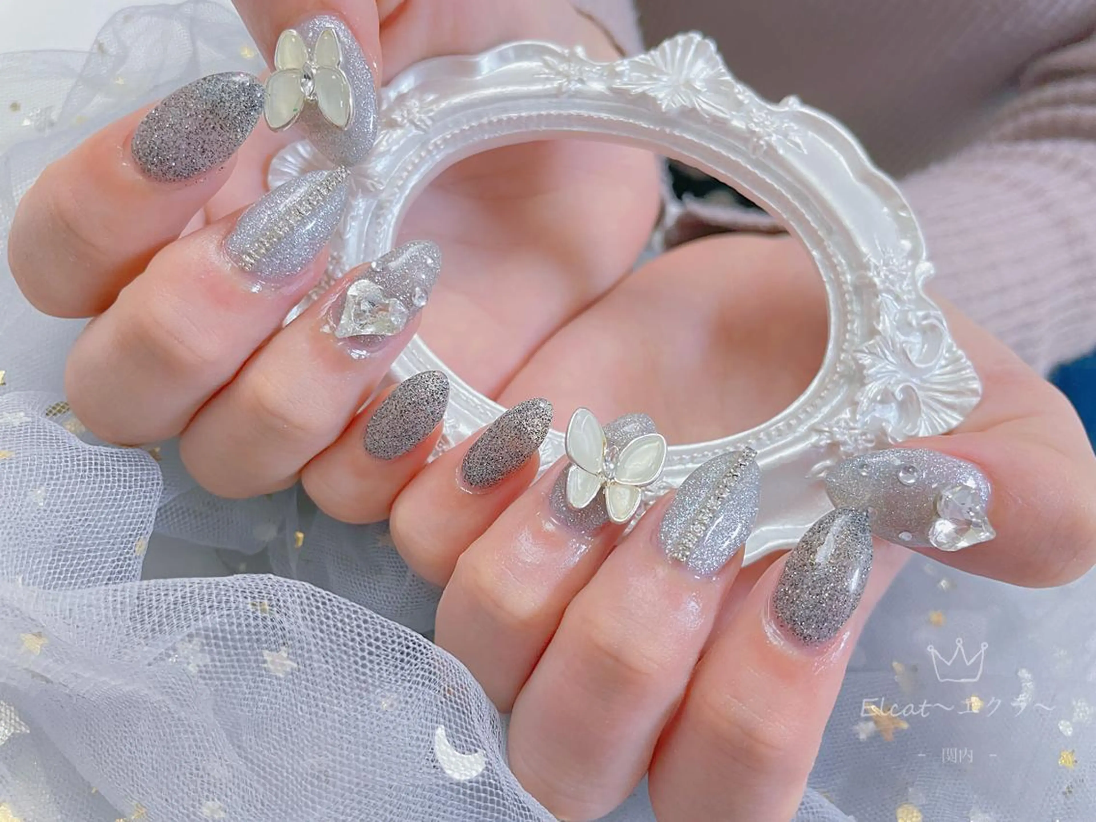 ネイル ハンドネイル ネイルサロンエクラ 🫧Shizukaのネイルデザイン