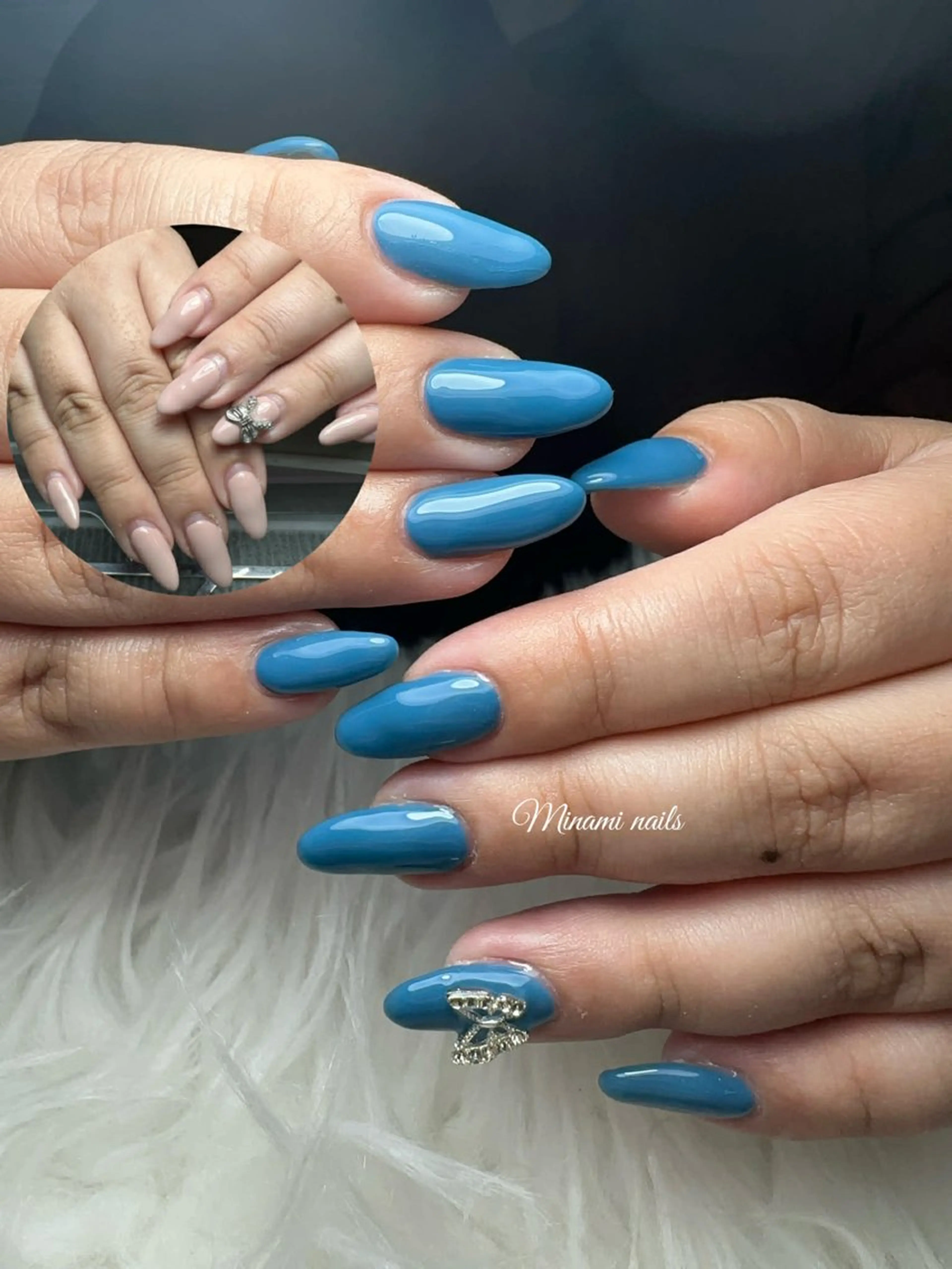 ネイル アートネイル オーロラネイル ガーリー キラキラネイル 韓国ネイル ハンドネイル Minami Nailsのネイルデザイン