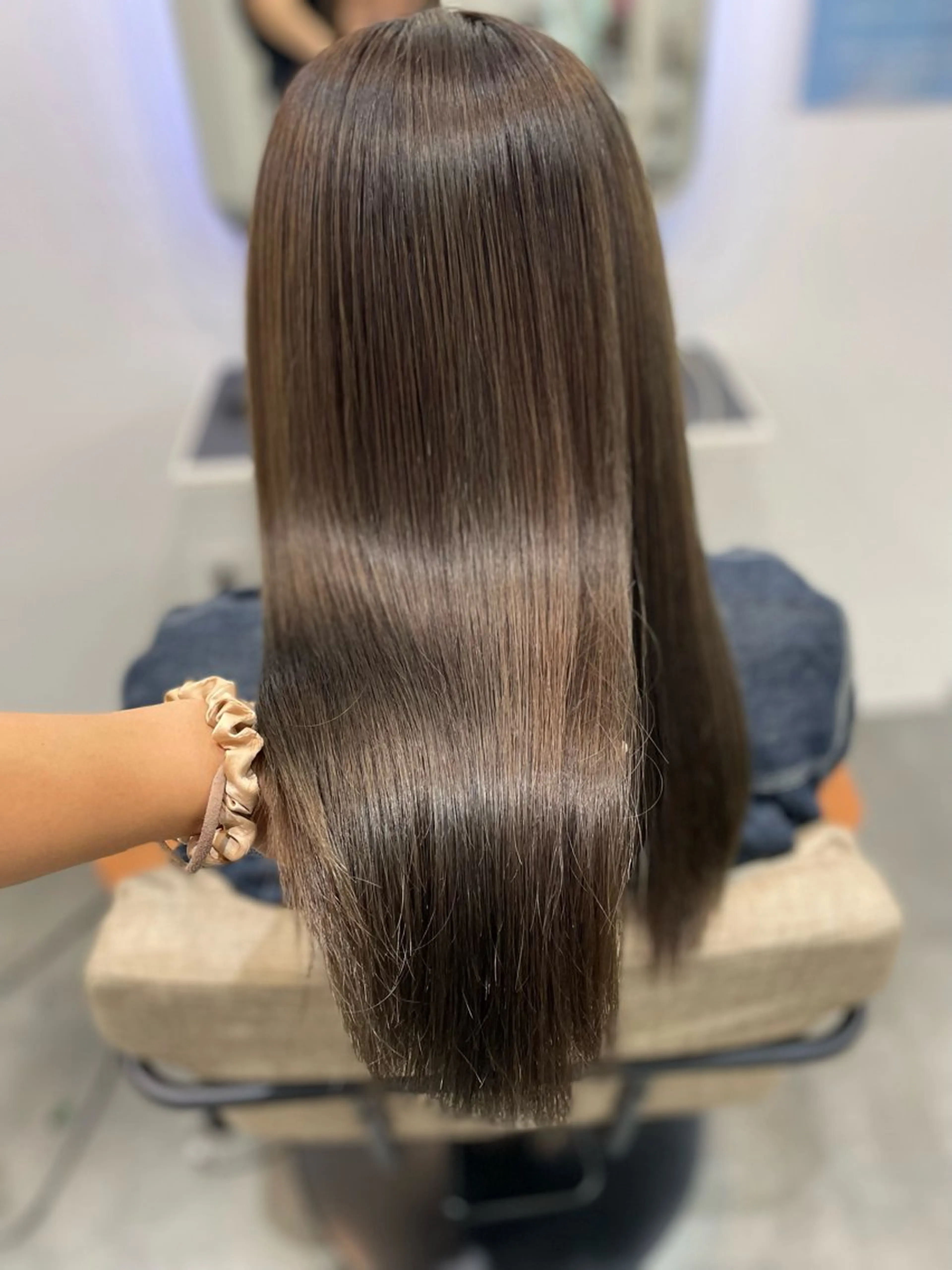 ロング カラー ヘアアレンジ 透明感カラー イルミナカラー レイヤーカット ロング トリートメント ナチュラル🌿垢抜け 福澤ゆきあのヘアスタイル